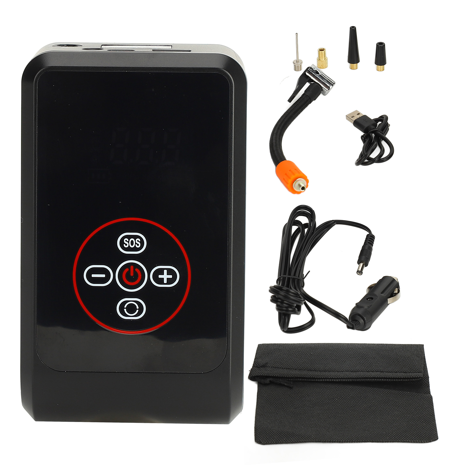 150 Psi 80w Akku-reifenfüller, Kompakt, Tragbar, Usb-c-aufladbar Für Auto, Motorrad Und Fahrrad