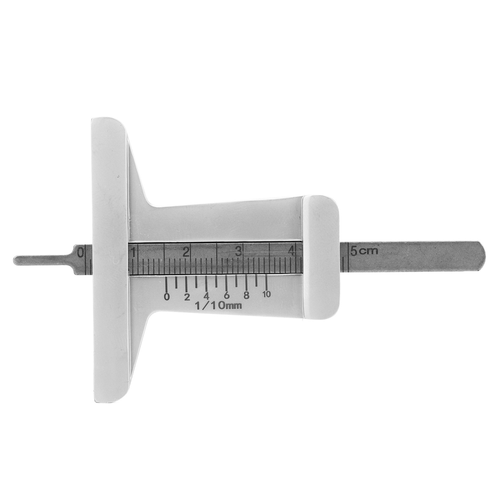 Reifentiefenmesser Aus Edelstahl, 0–10 Mm, Präzise, Rutschfest