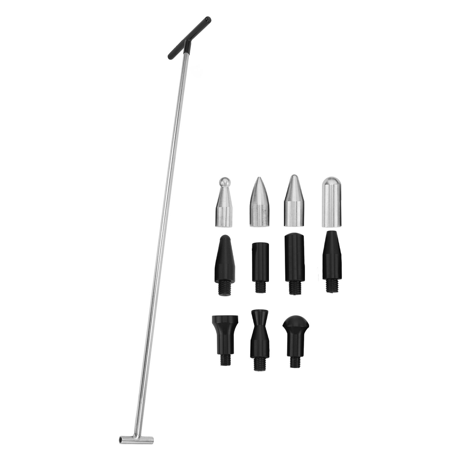 Lackfreies Ausbeulset – 12 Mm Edelstahl – 14 Bits Enthalten – Reparatur Von Dellen Und Hagelschäden – Professionelles Präzisionswerkzeug
