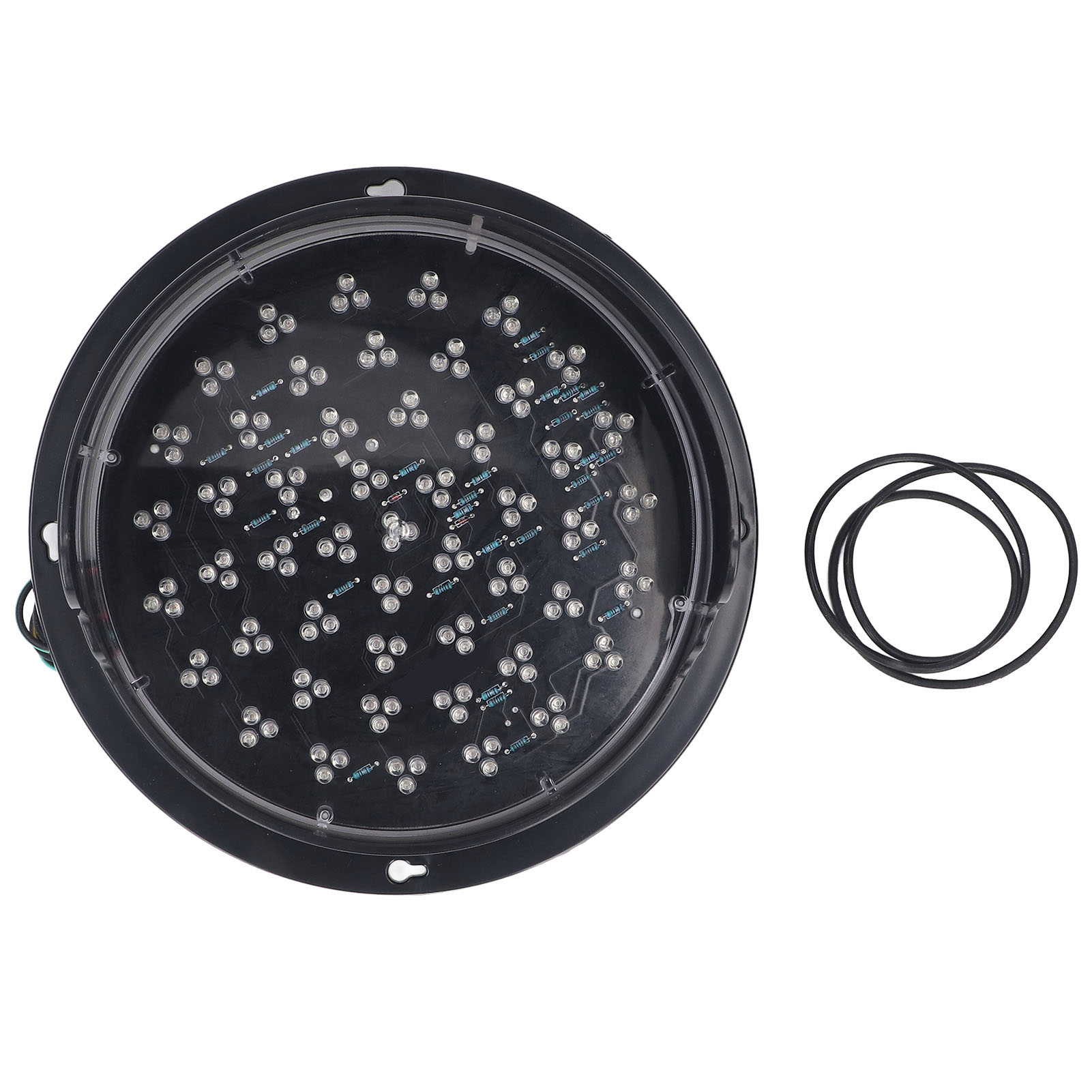 Toivize 235-mm-led-ampel, Ip53 Wasserdicht, Pvc, Wandmontage Mit Sonnenschutz Für Außenstraßenschilder