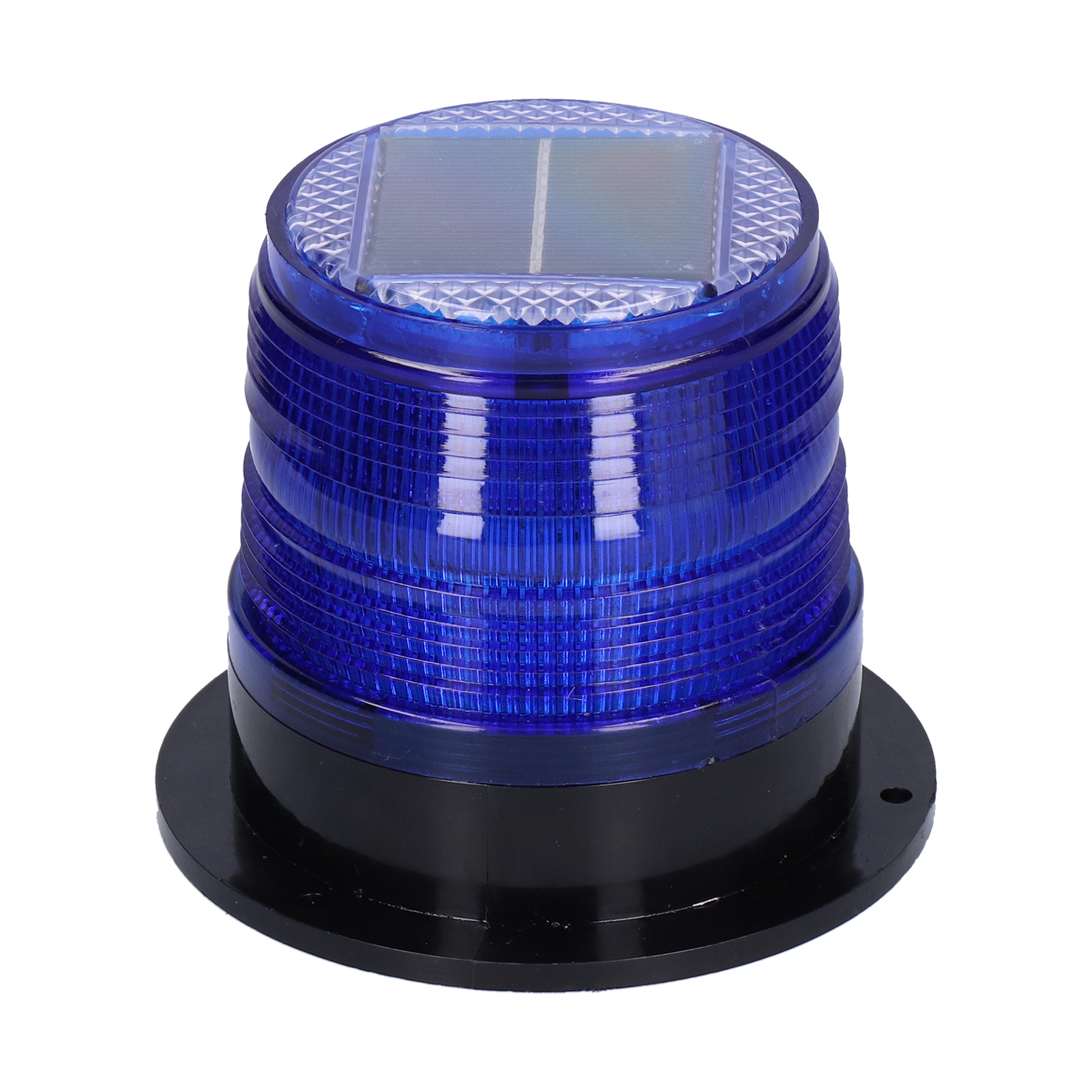 Blaue Magnetische Solar-led-blinkleuchte Ip65 Für Fahrzeuge, Baustellen, Schulen, Sicherheit, Drahtlose Autonome Signalgebung