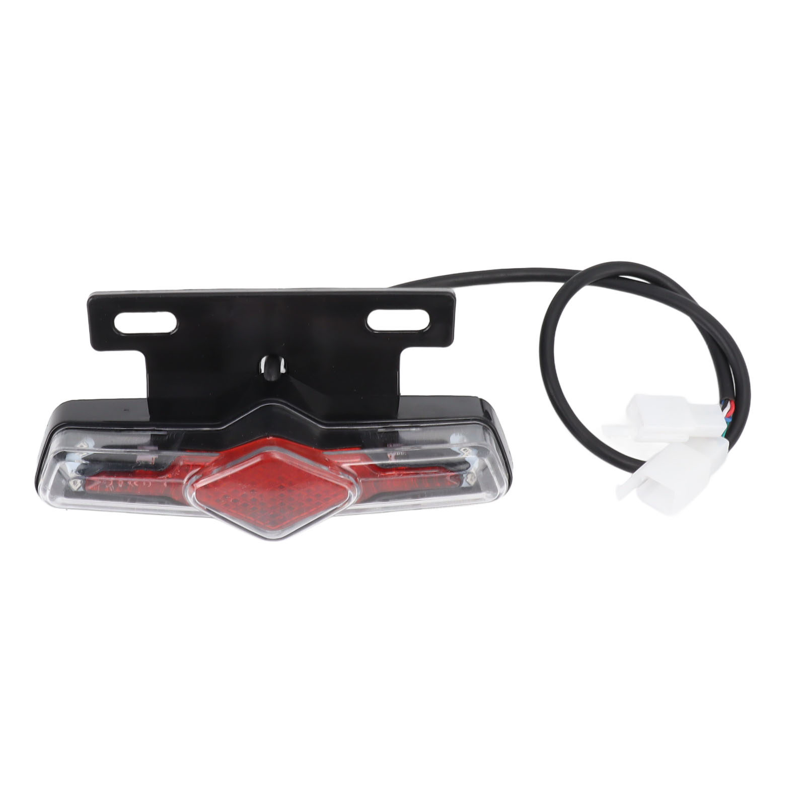 3-in-1 Universal-rücklicht Für E-bikes, 36–60 V, Ip54, Abs, Rot/gelb