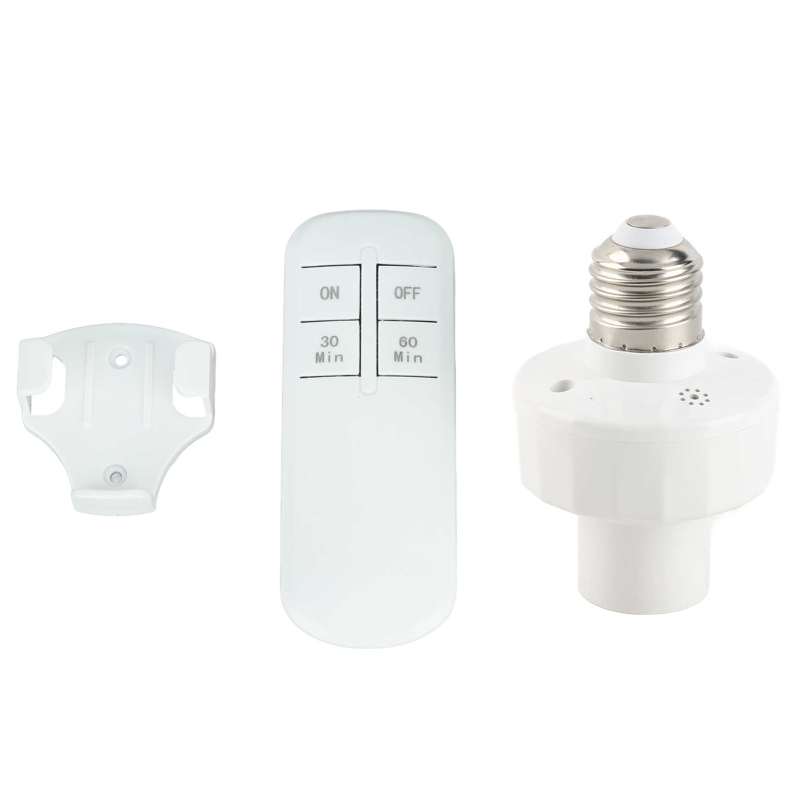 Kabellose, Ferngesteuerte E27-fassung – Intuitive Wandsteuerung Für 110-v-led-lampen, Kompaktes Abs-gehäuse, Schnelle Installation Ohne Verkabelung