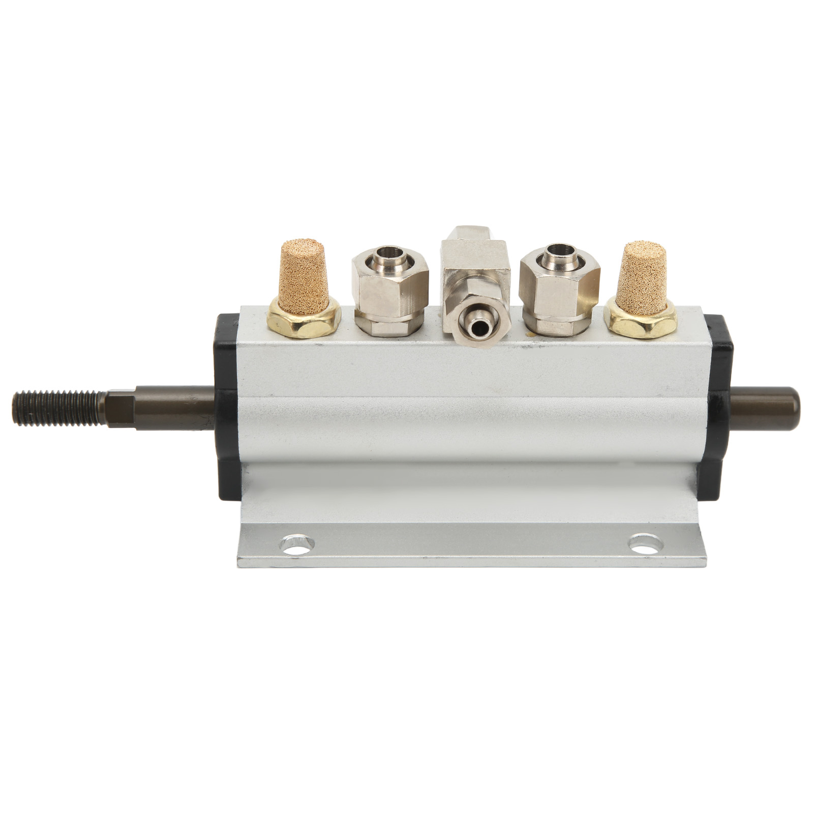 5-wege-pneumatikventil Mit Fußpedal Für Reifenmontiermaschine – Robuste Aluminiumlegierung, Korrosionsbeständig, Ø 10 Mm, 70 X 40 Mm Mittenabstand