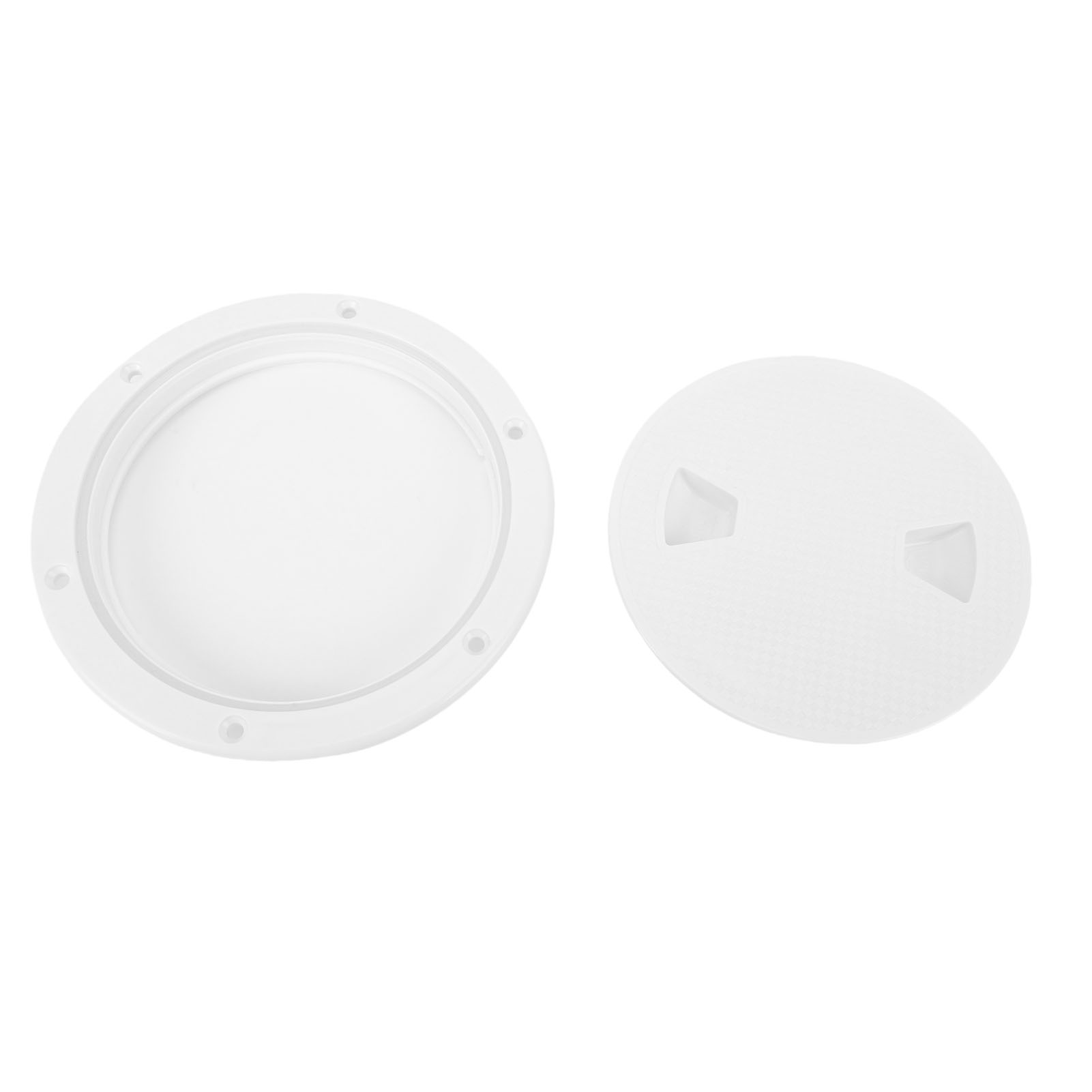 Toivize Inspektionsabdeckung, Weißes Nylon, 16,5 Cm, Rutschfest