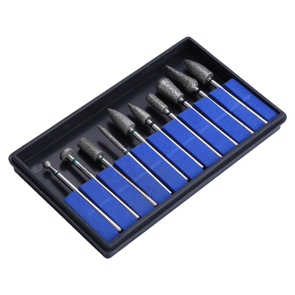 Zahnärztliche Bohrer Aus Natürlichem Schmirgel, Typ B, 2,35 Mm, 10-teiliges Set Für Professionelles Präzisionsschleifen Und Polieren