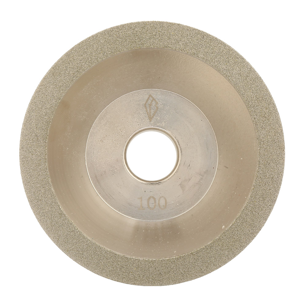 100 Mm × 20 Mm Schalenförmige, Galvanisierte Diamantschleifscheibe – Körnung 100 Für Winkelschleifer