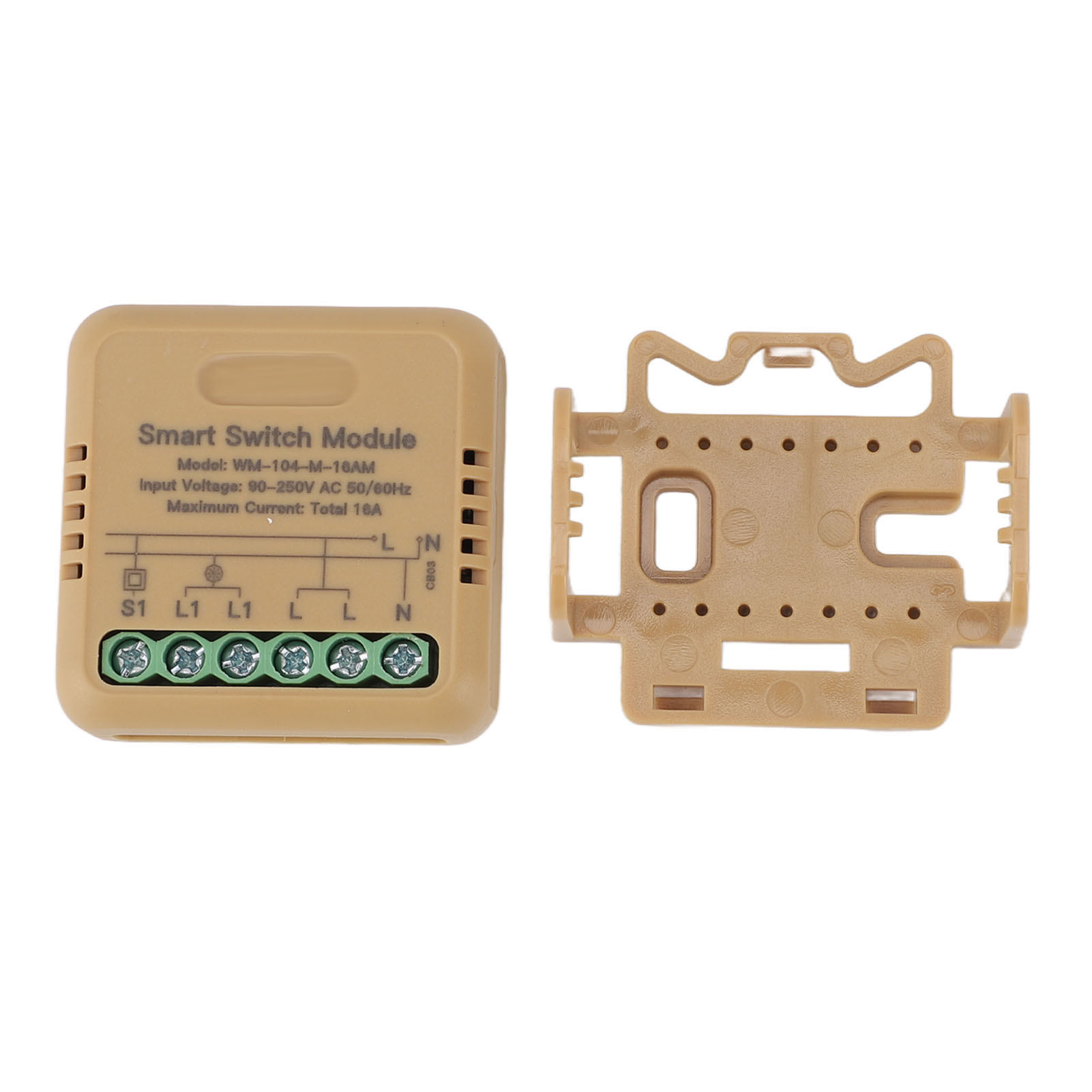 Tuya 1-wege-16a-wlan-schaltermodul, Alexa-/google-sprachsteuerung, Timer, Energieverbrauchsüberwachung, Einfache Installation Für Smart Homes