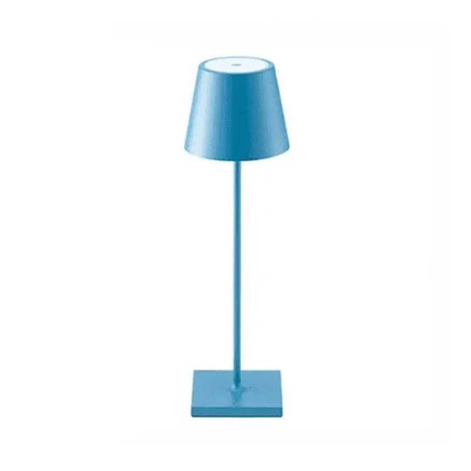 Wiederaufladbare, Kabellose Led-schreibtischlampe Aus Aluminium, 38 X 10 Cm, Kreisförmiges, Blaufilterndes Licht, 3 Helligkeitsstufen Per Touch-bedienung