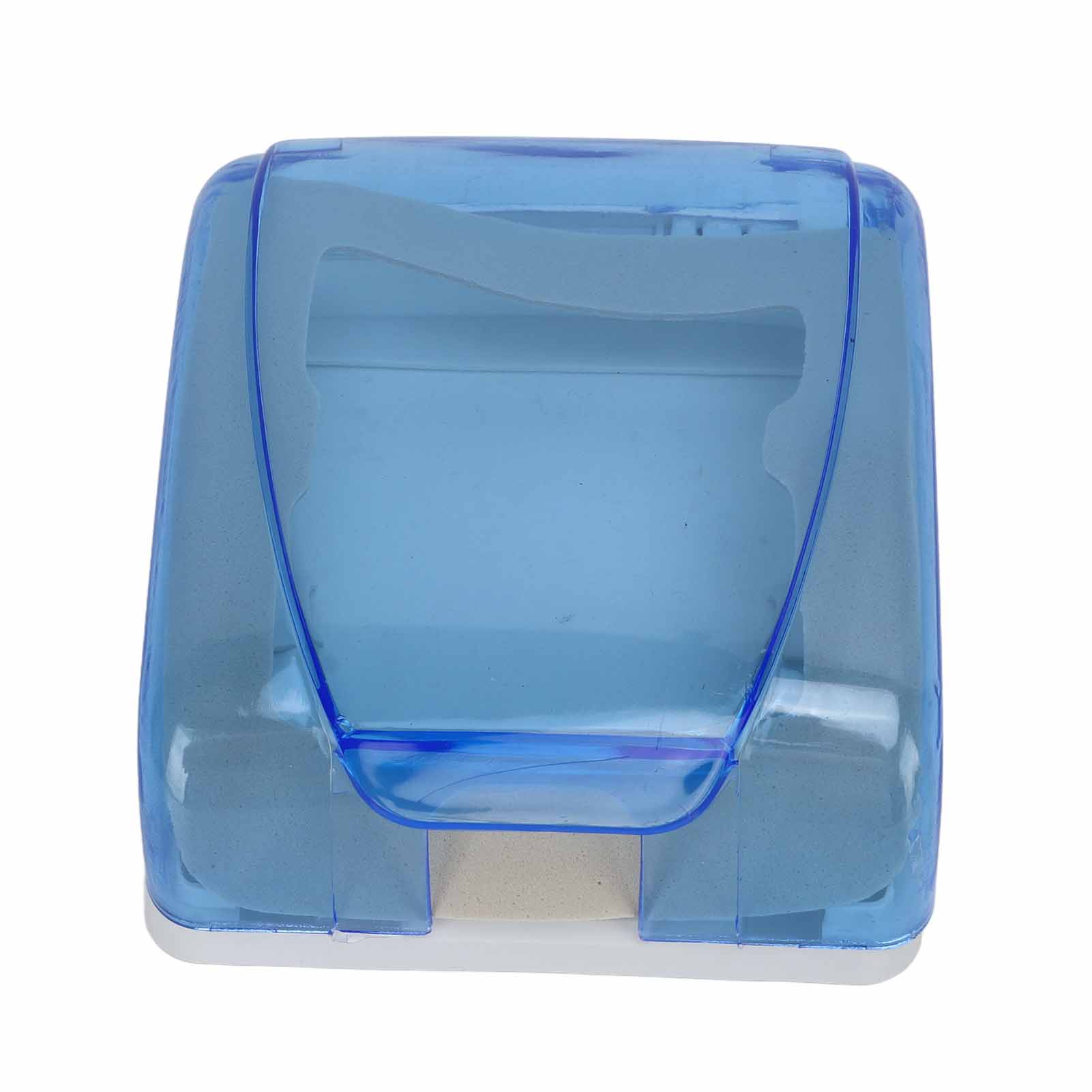 Wasserdichte Wandsteckdosenbox, 86 Abs Transparent Blau, 115 X 95 X 45 Mm, Robuster Schutz Für Bad Und Küche, Einfache Installation
