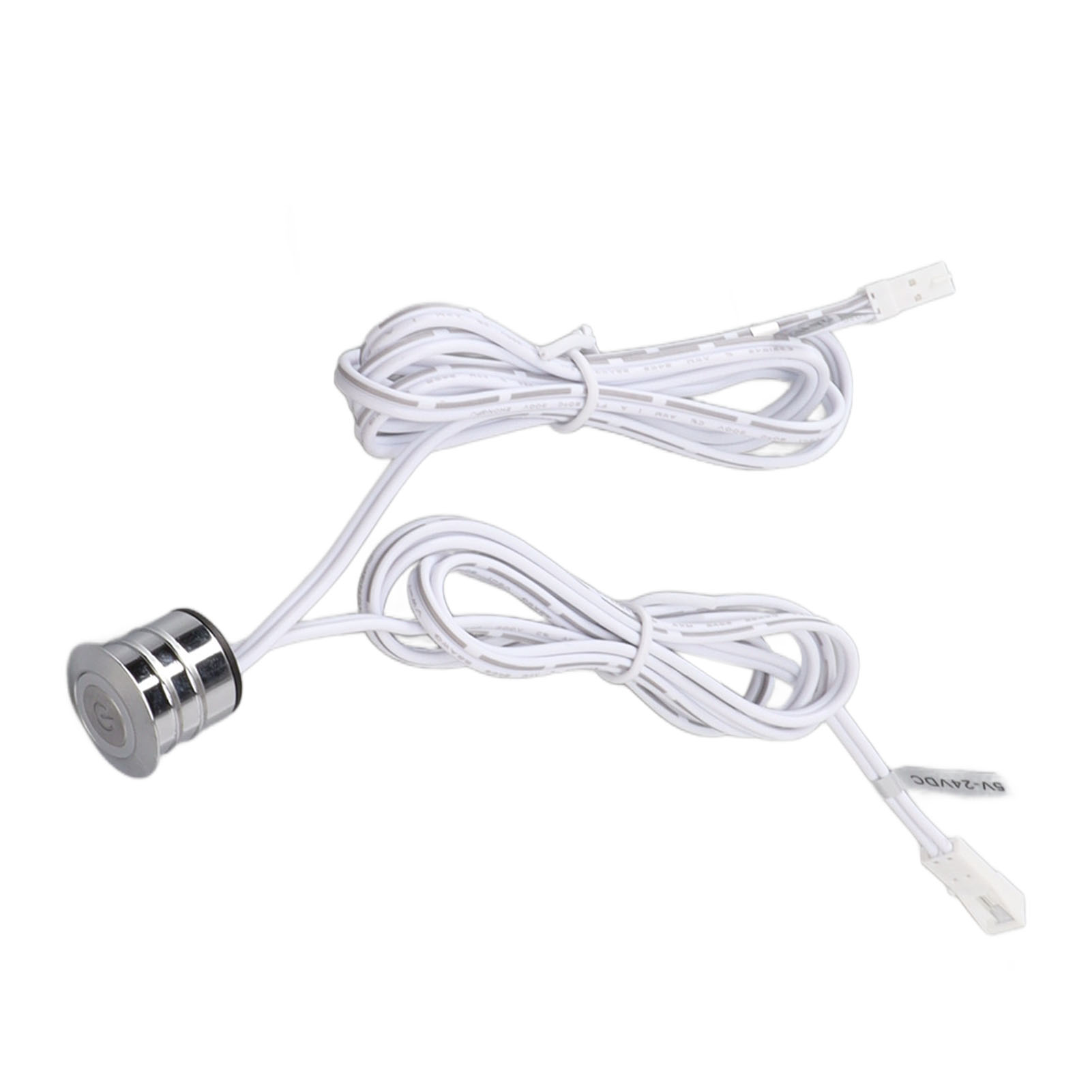 Toivize Tdl-lc1617 Einbau-led-touchschalter, 16 Mm, Blau, Aluminium, Für Schrank-, Küchenschrank- Und Weinkellerbeleuchtung, Dc 5–24 V