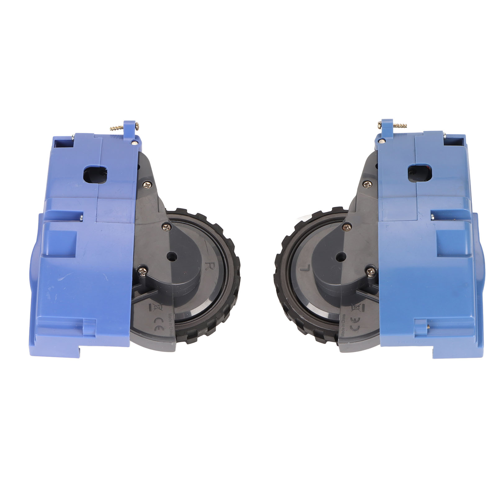 Satz Mit 2 Antriebsrädern Für Irobot Roomba 500-900 Serie, Links Und Rechts, Blauer Abs-gummi