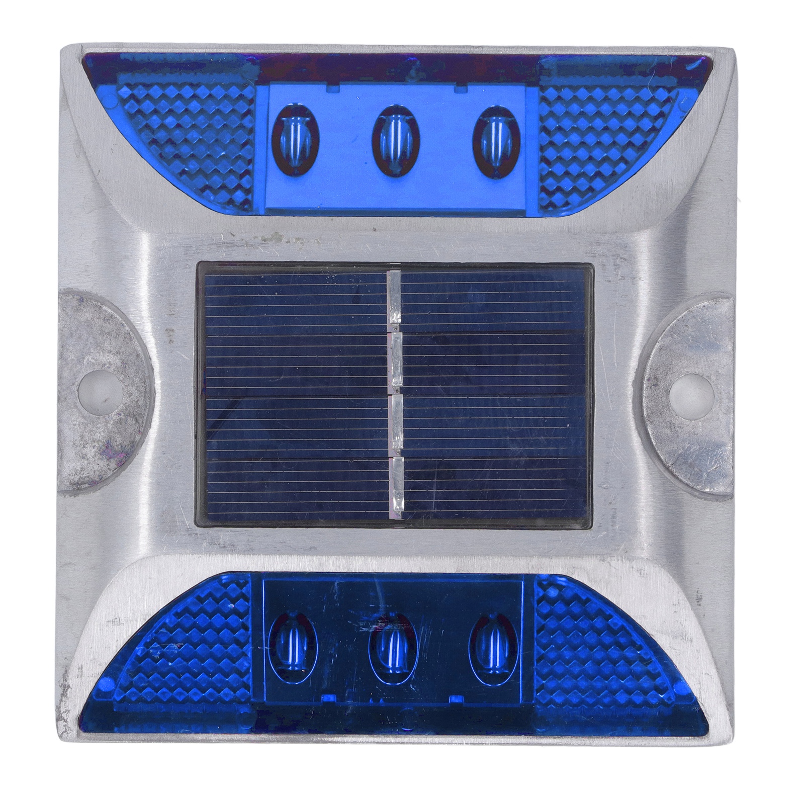 Toivize Blaue Led-solarleuchte, Aluminium, Ip68, Autonom Blinkend, Für Einfahrt, Treppe, Gehweg, Außenbereich, Langlebig