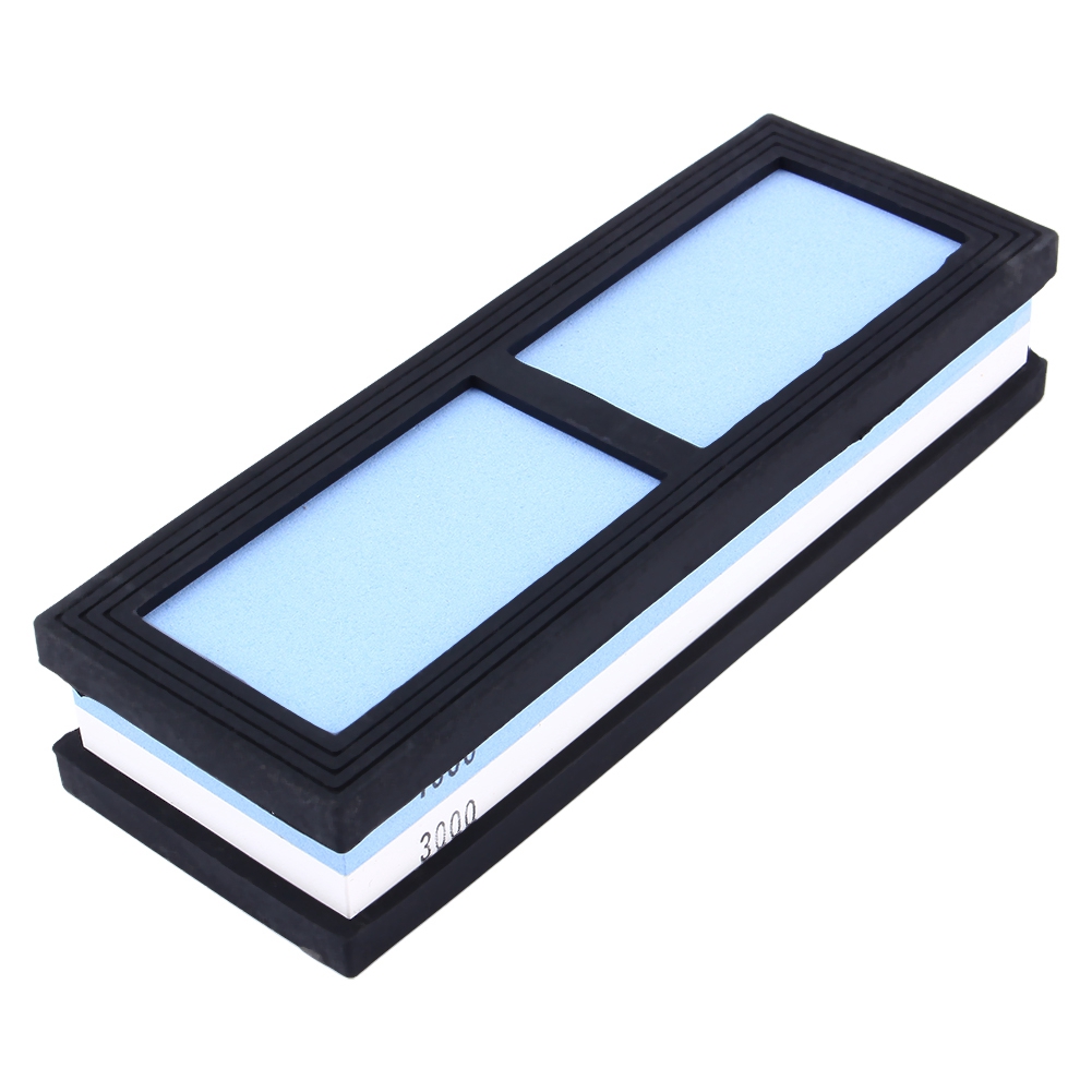 Toivize Doppelseitiger Schleifstein, Körnung 1000/3000, 180 X 60 Mm, Rutschfeste Unterseite, Für Professionelle Messer, Wasserfest