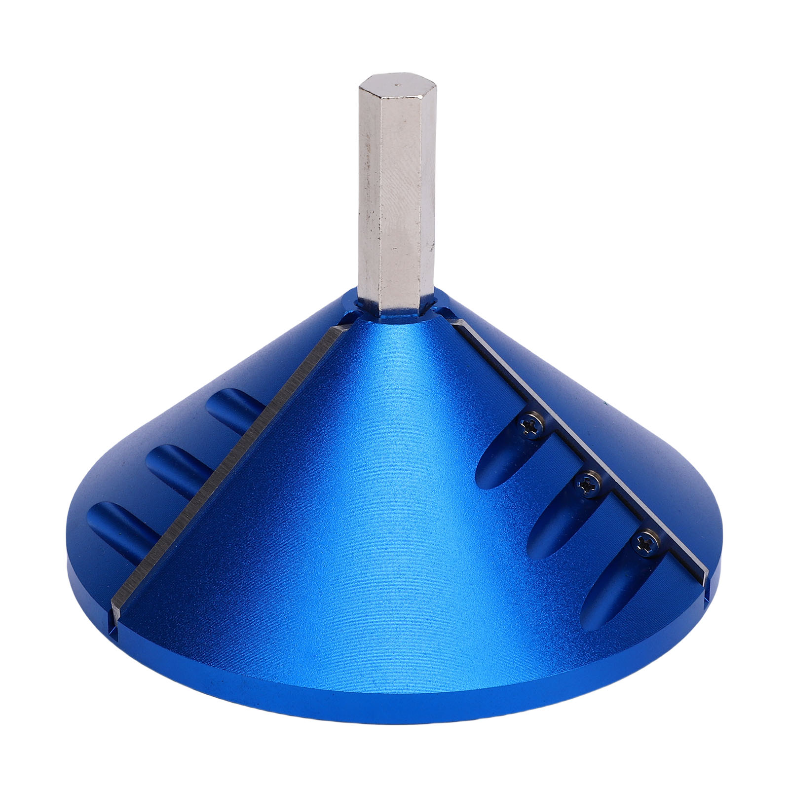 2-in-1-rohrentgrater Für Pvc/cpvc/abs/pp/pe, Eloxiertes Hss-messer, Außendurchmesser 23–99 Mm, Blau