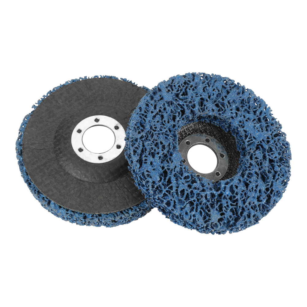 Toivize 115 Mm X 2 Blaue Polyurethan-schleifscheibe – Lack- Und Rostentfernung Für Winkelschleifer, Körnung 60, Robust