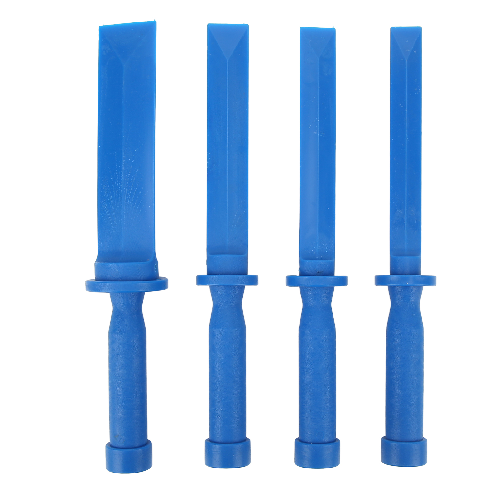 Set Mit 4 Toivize Kunststoffspachteln (nicht Scheuernd) Zur Klebstoffentfernung – Breiten 19/22/25/38 Mm – Länge 279 Mm