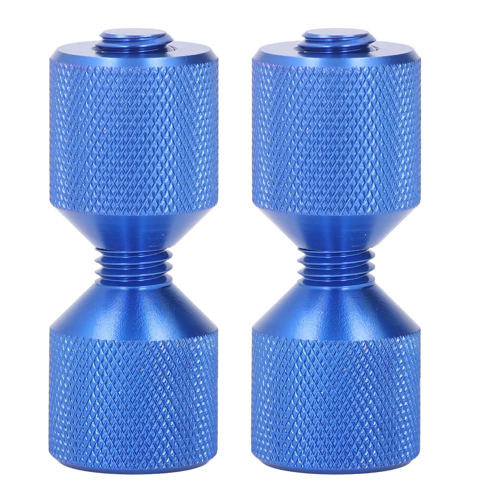 M12 1-1/8" Flansch-ausrichtstifte, Blau Eloxiertes Aluminium, 2er-pack, Asme 150 Lb-kompatibel