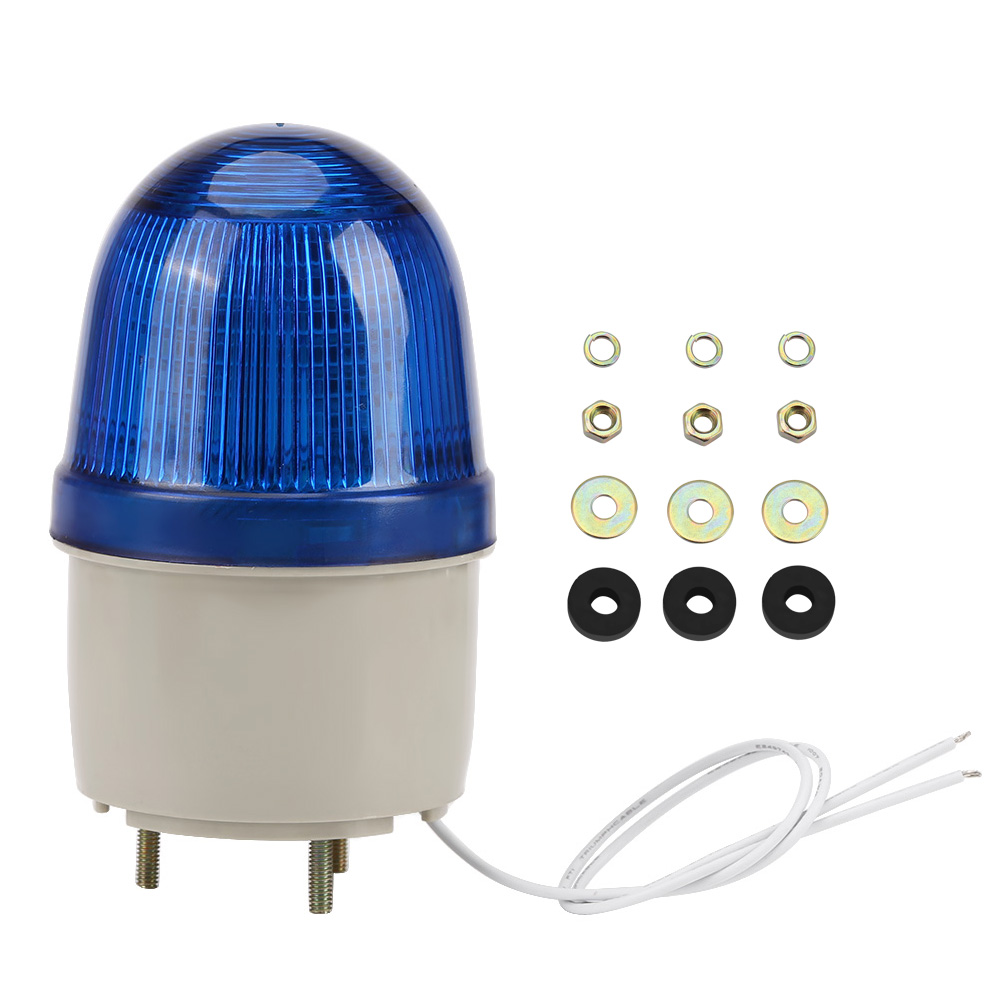Toivize Lte-5071 Led-warnleuchte, Blinkend Blau, 220 V, Ip45, Abs/pc, Kompakt
