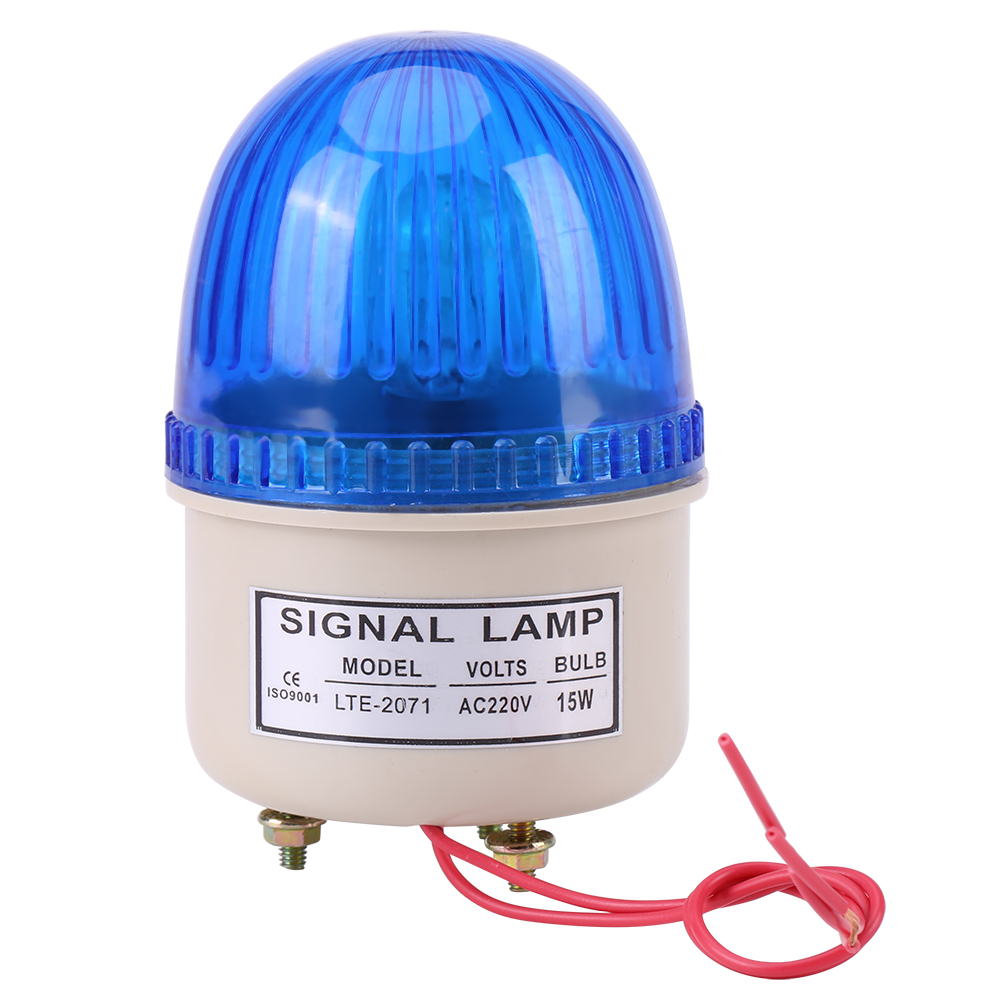 Lte-2071 220v Led-kontrollleuchte, Robustes Blaues Blinklicht Für Industrielle Werkzeugmaschinen, Leistungsstarke Optische Warnleuchte