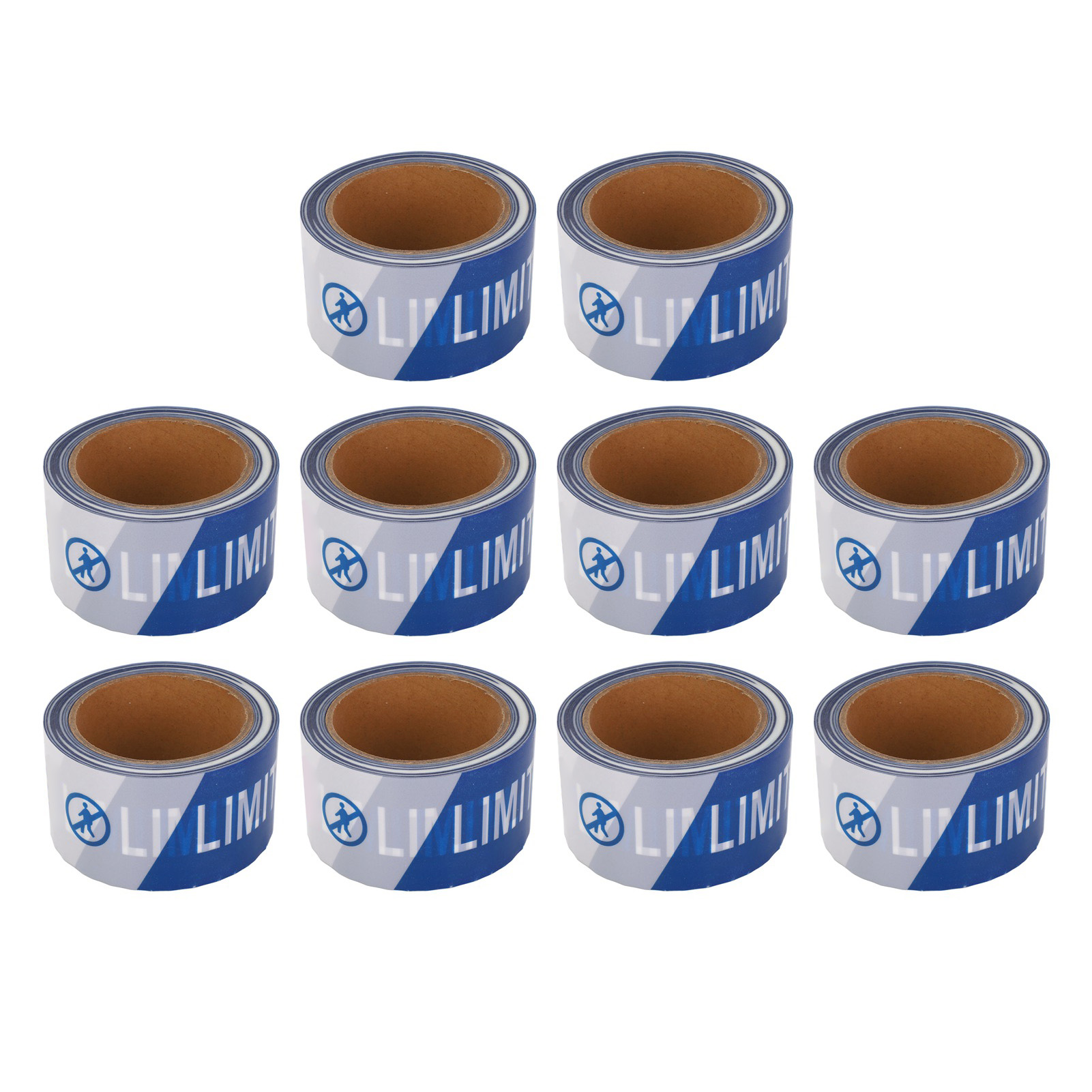 Blaues Sicherheitsband, 10 Rollen, Pe, Wasserdicht, Gut Sichtbar, Zur Kennzeichnung Von Baustellen Und Gefahrenzonen, Wasserdicht