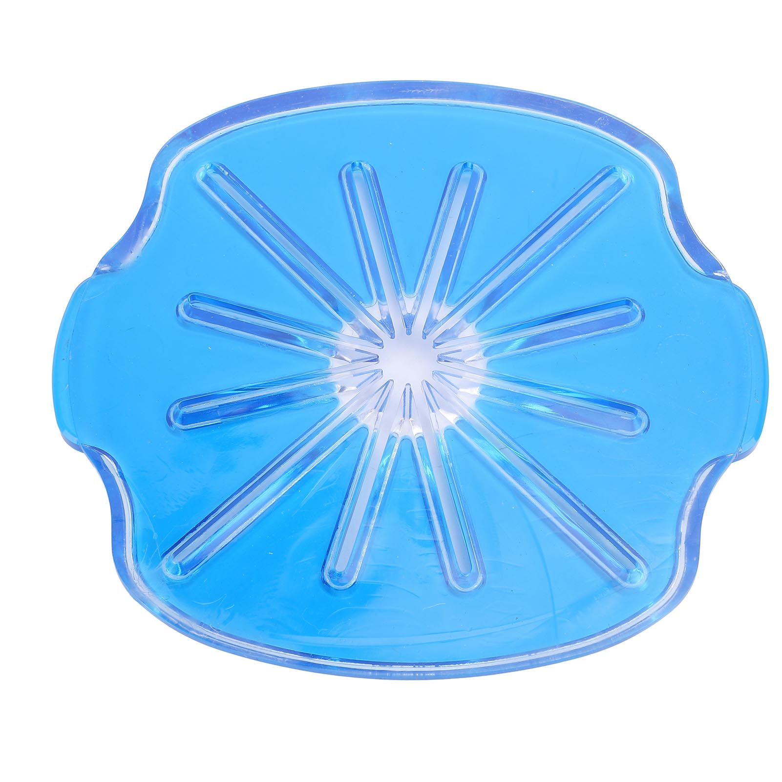 Toivize 6-linien Abs+tpr Blauer Ergonomischer Spritzschutz Für Standmixer Mit Integriertem Schaber