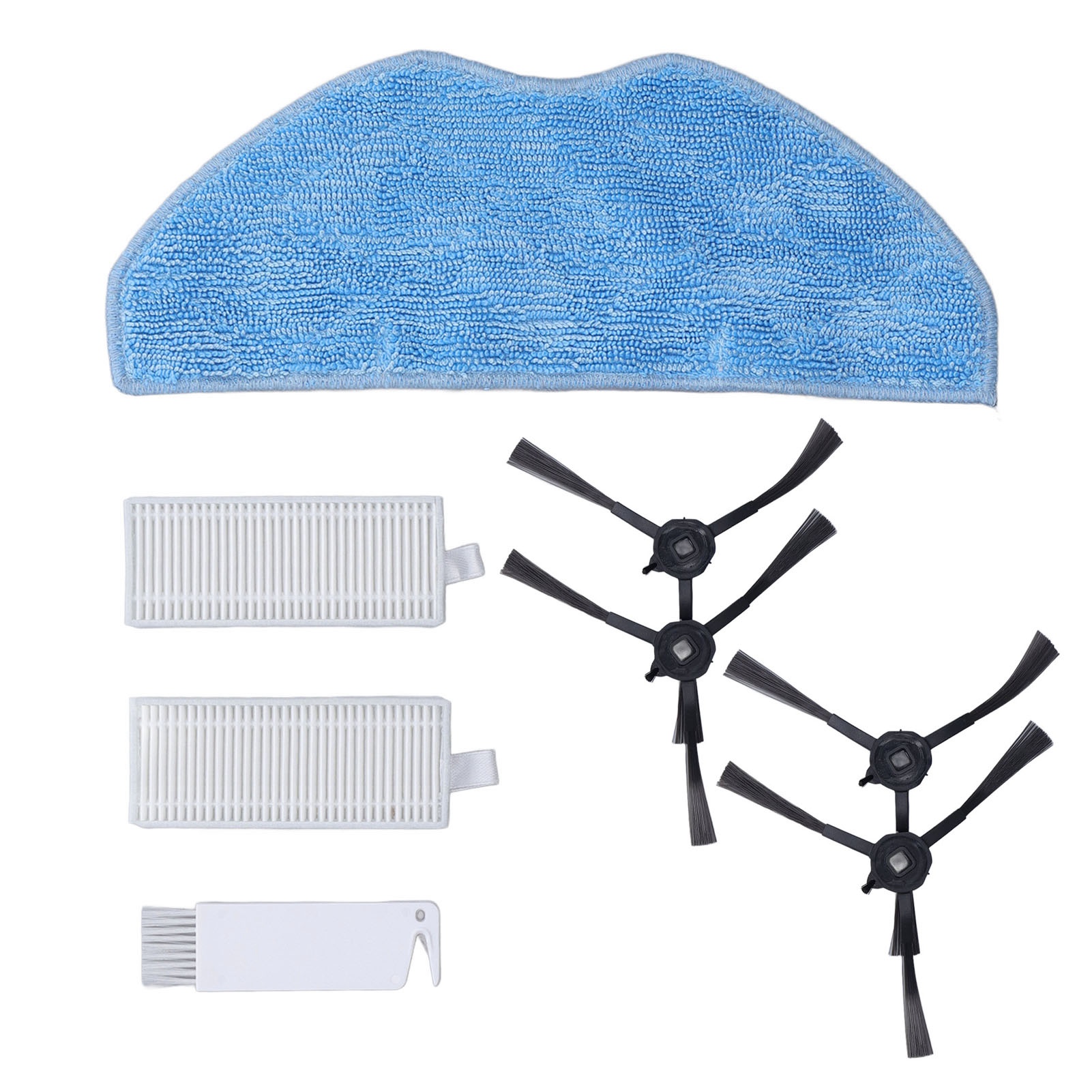 Zubehörset Für Den Saugroboter 360 2s/s8/s8 Plus – 4 Seitenbürsten, 3 Wischtücher, 4 Hepa-filter
