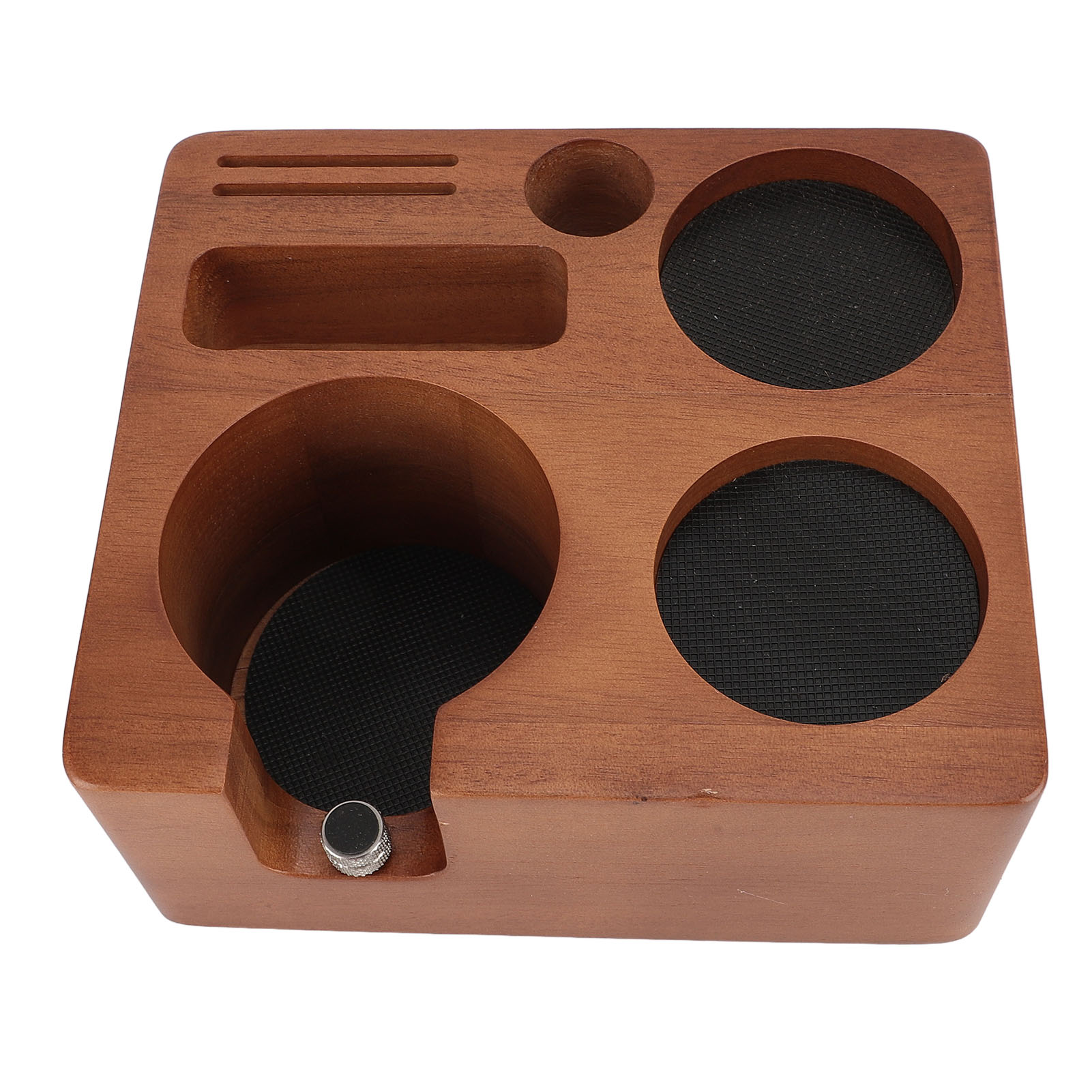Toivize 58 Mm Kaffeetamping-station Aus Massivem Walnussholz Mit Präziser Druckeinstellung Für Espressoportionshalter