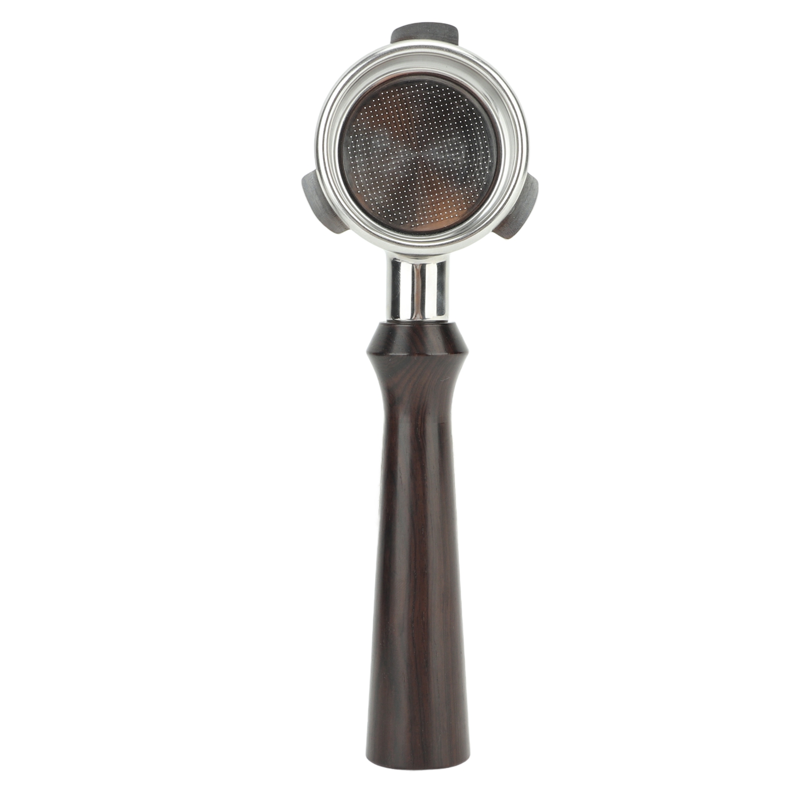 Bodenloser Filterhalter, Kompatibel Mit Breville 870/880, 54 Mm Durchmesser, Aus Edelstahl Und Massivholz