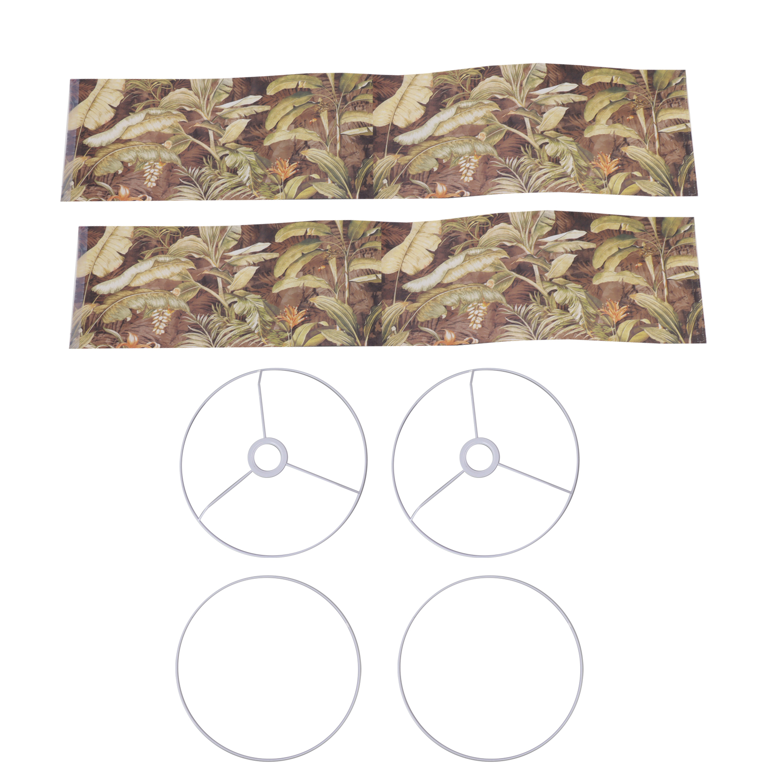 Set Mit 2 Modernen Pvc-lampenschirmen E27/e26 Ø30xh20cm Elegantes Design