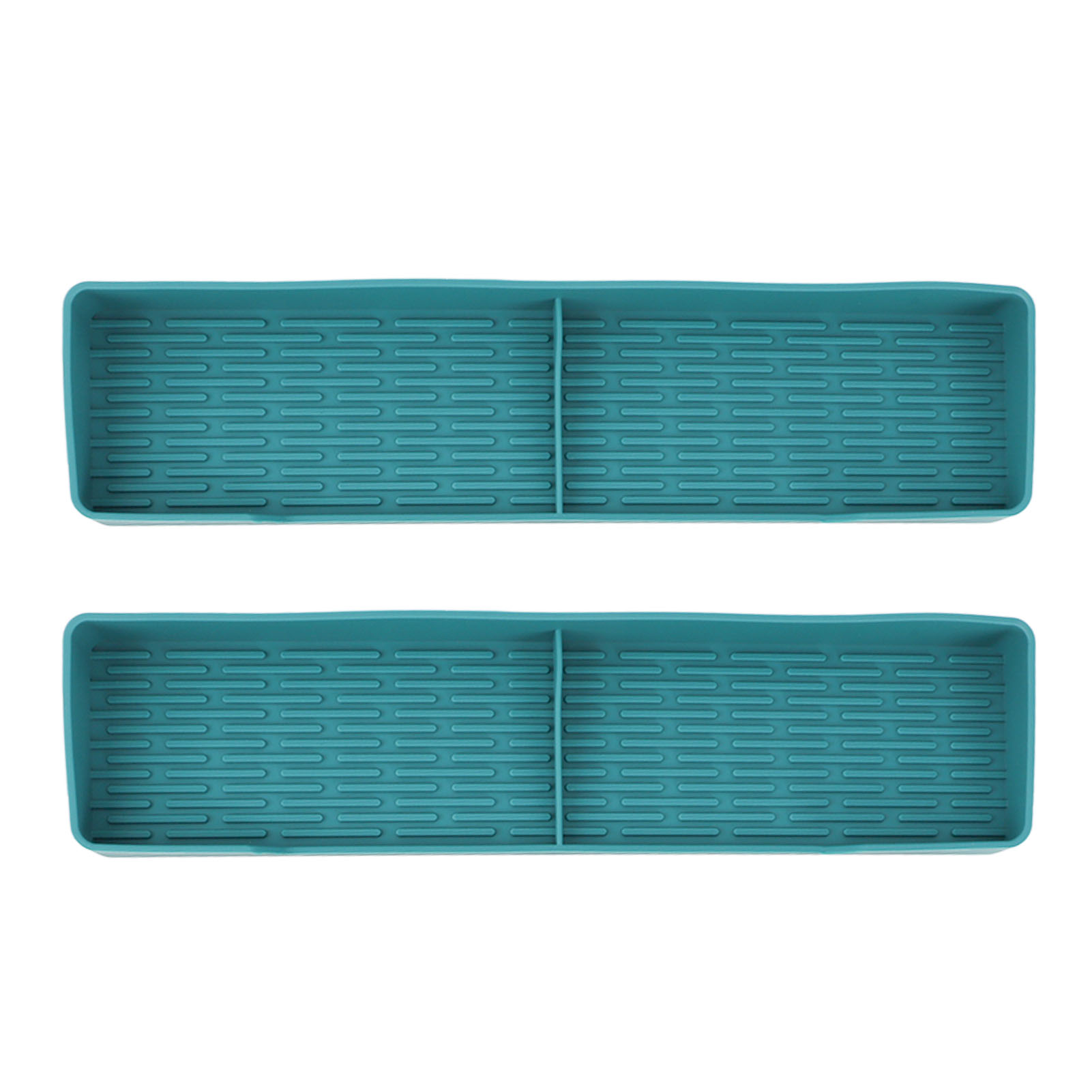 Toivize Magnetische Herdablage, Rutschfestes, Wasserdichtes Silikon, 2er-pack, Dunkelgrün