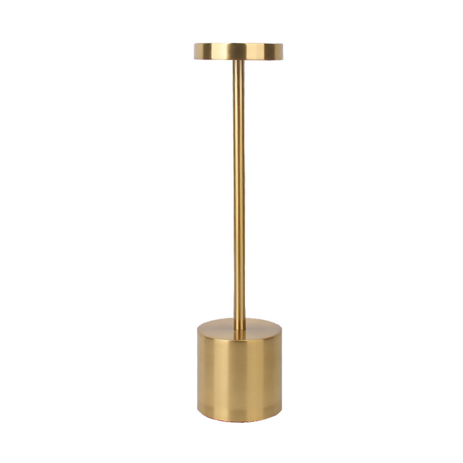 Ortoucher Wiederaufladbare Led-schreibtischlampe, I-förmiges Metalldesign, 34 Cm, 3 Farbtemperaturstufen, Stufenloses Dimmen, Skandinavischer Stil
