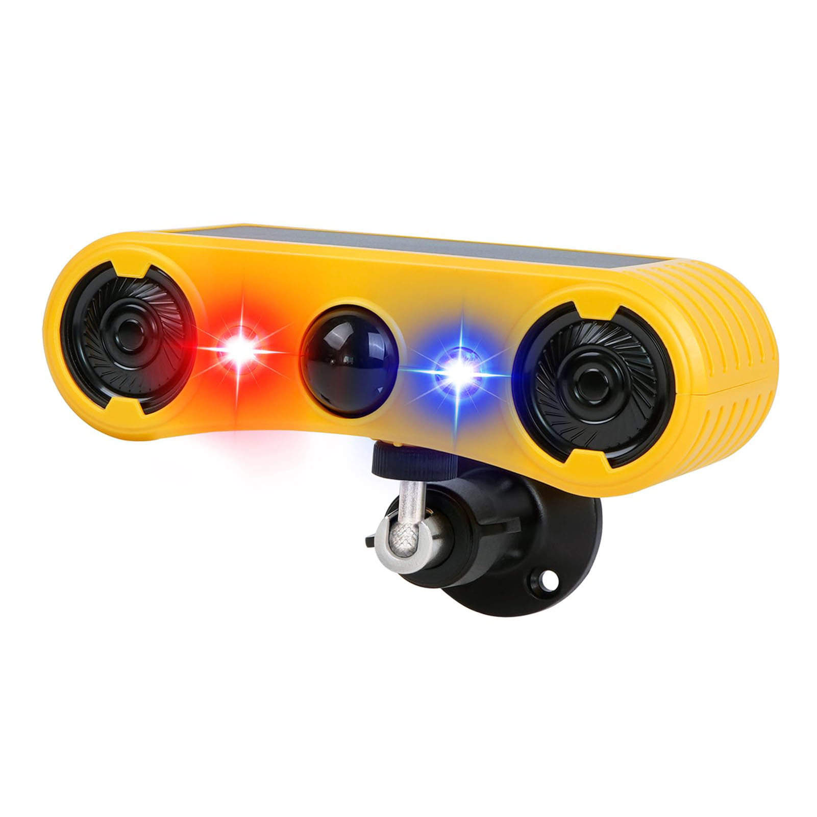 Toivize Ir129 Ip65 Solar-alarmanlage Mit 8 M Infrarot-erkennung, 129 Db Sirene Und Autonomer Led-beleuchtung Für Garten Und Landwirtschaft