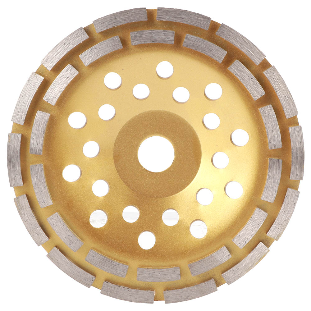 Toivize Ø180mm Doppelreihen-diamant-topfschleifscheibe Für Beton, Stein Und Mauerwerk