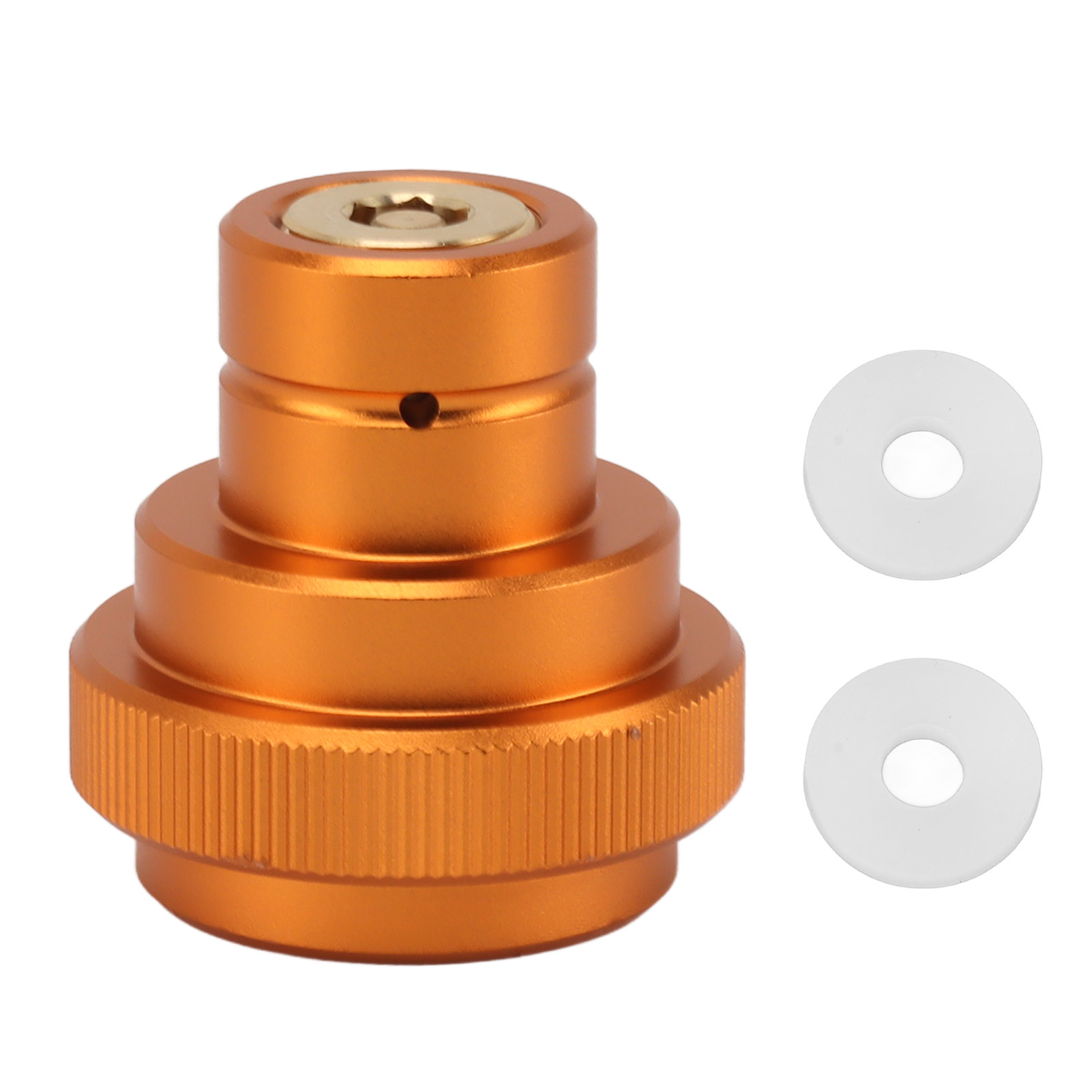 Co2-adapter Für Sodastream Tr21-4, Kompatibel Mit Terra Duo Art, Schnellanschluss, Aluminium Und Messing, Gelb, Auslaufsicher