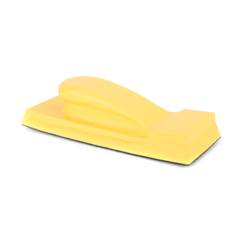 198 X 70 Mm Großer Manueller Schleifklotz Aus Ergonomischem Pu-schaum Mit Klettverschluss Für Schleifmittel, Ideal Für Heimwerkerarbeiten Und Feinarbeiten An Holz.
