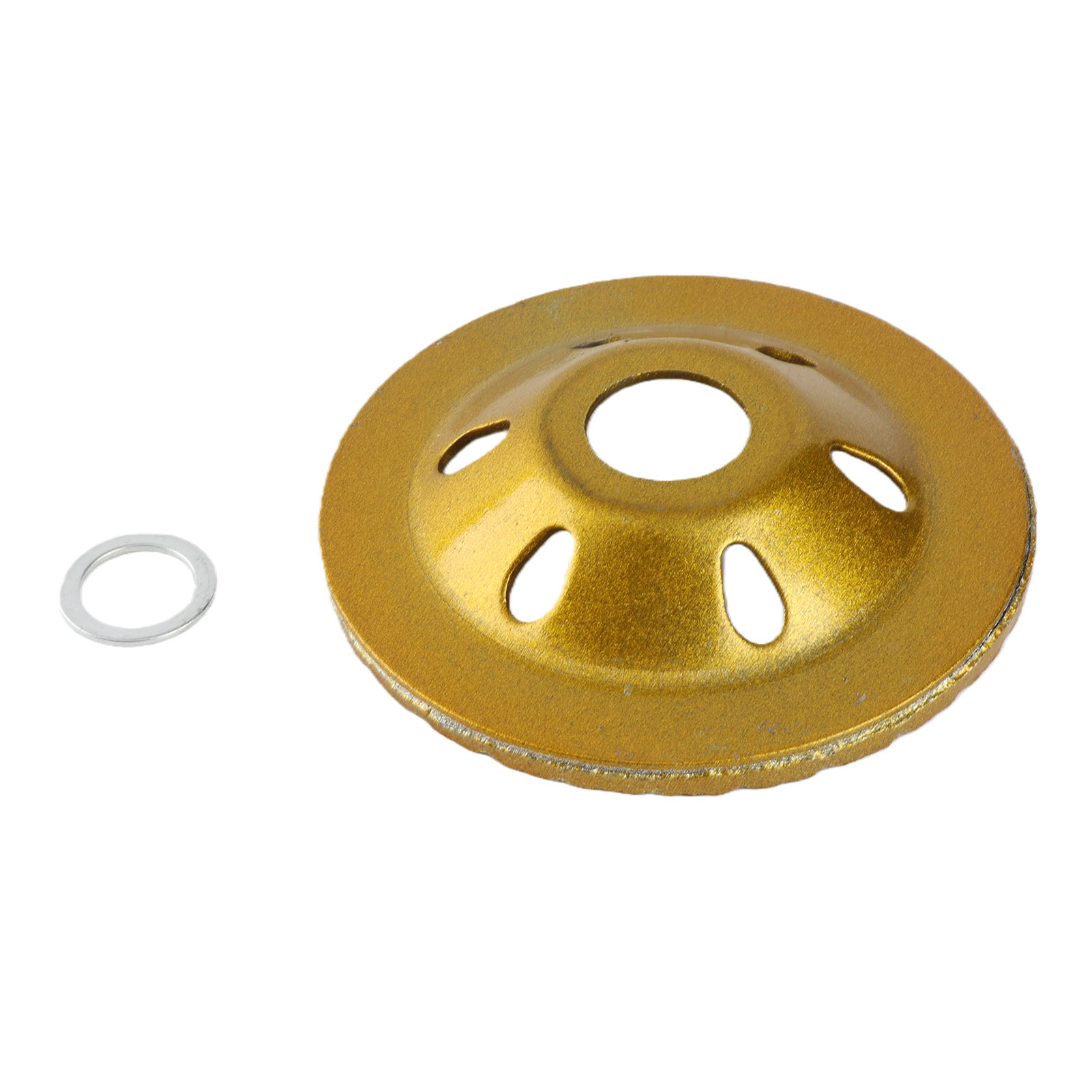 Toivize 100 X 4,5 Mm Gelbe 6-loch-diamantscheibe Für Winkelschleifer, Ideal Für Marmor Und Beton