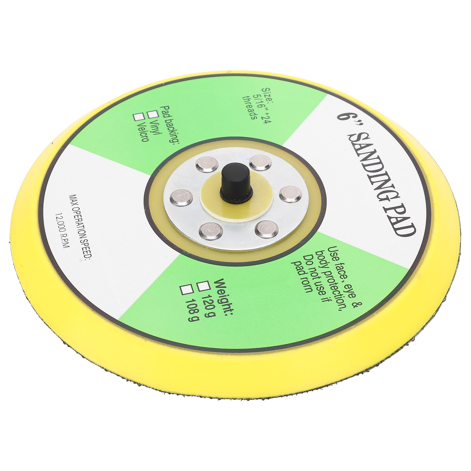 Leichtes, Abriebfestes Abs-schleifpad Ø150 Mm – Schnellverschluss Für Exzenterschleifer, Ideal Für Kanten Und Flächen