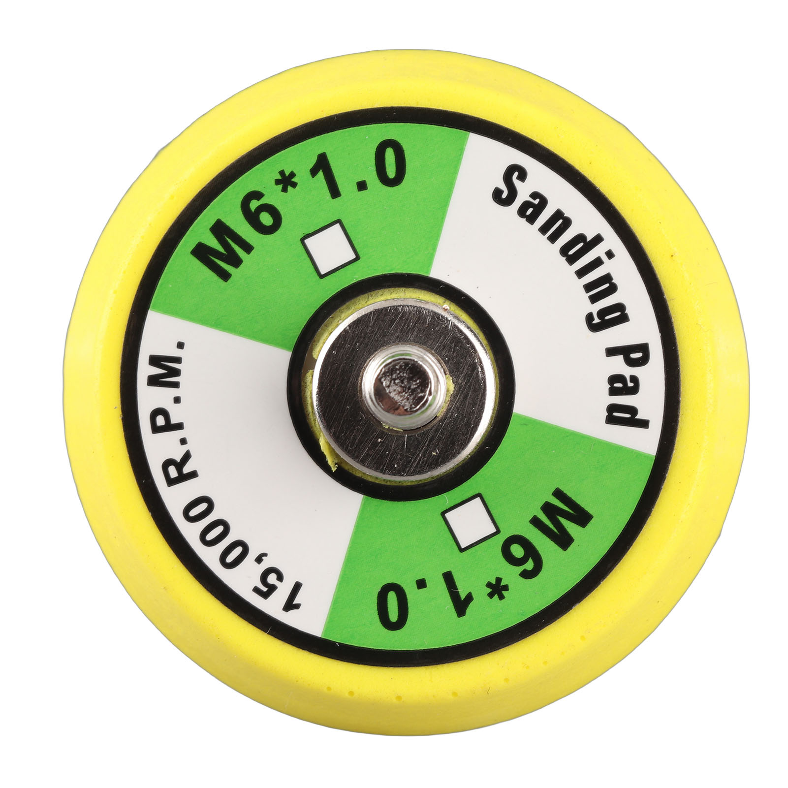 Pneumatischer Schleifteller Nr. 02 50 Mm – Strapazierfähige, Selbstklebende Gummischeibe Für Schleifmaschinen, Für Ein Glattes, Streifenfreies Finish
