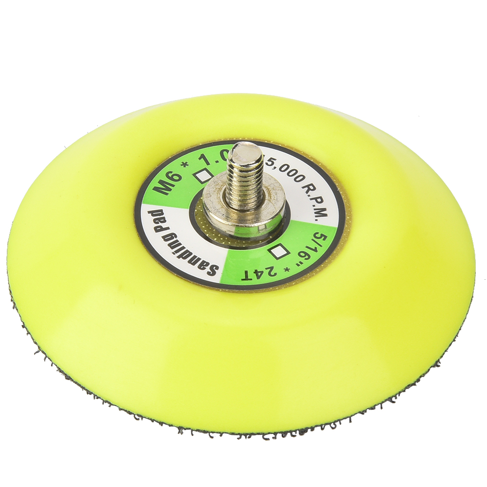Pneumatischer Schleifteller Nr. 03, 75 Mm, Selbstklebend, Strapazierfähiges Gummi Für Effizientes Schleifen, Polieren Und Entlacken