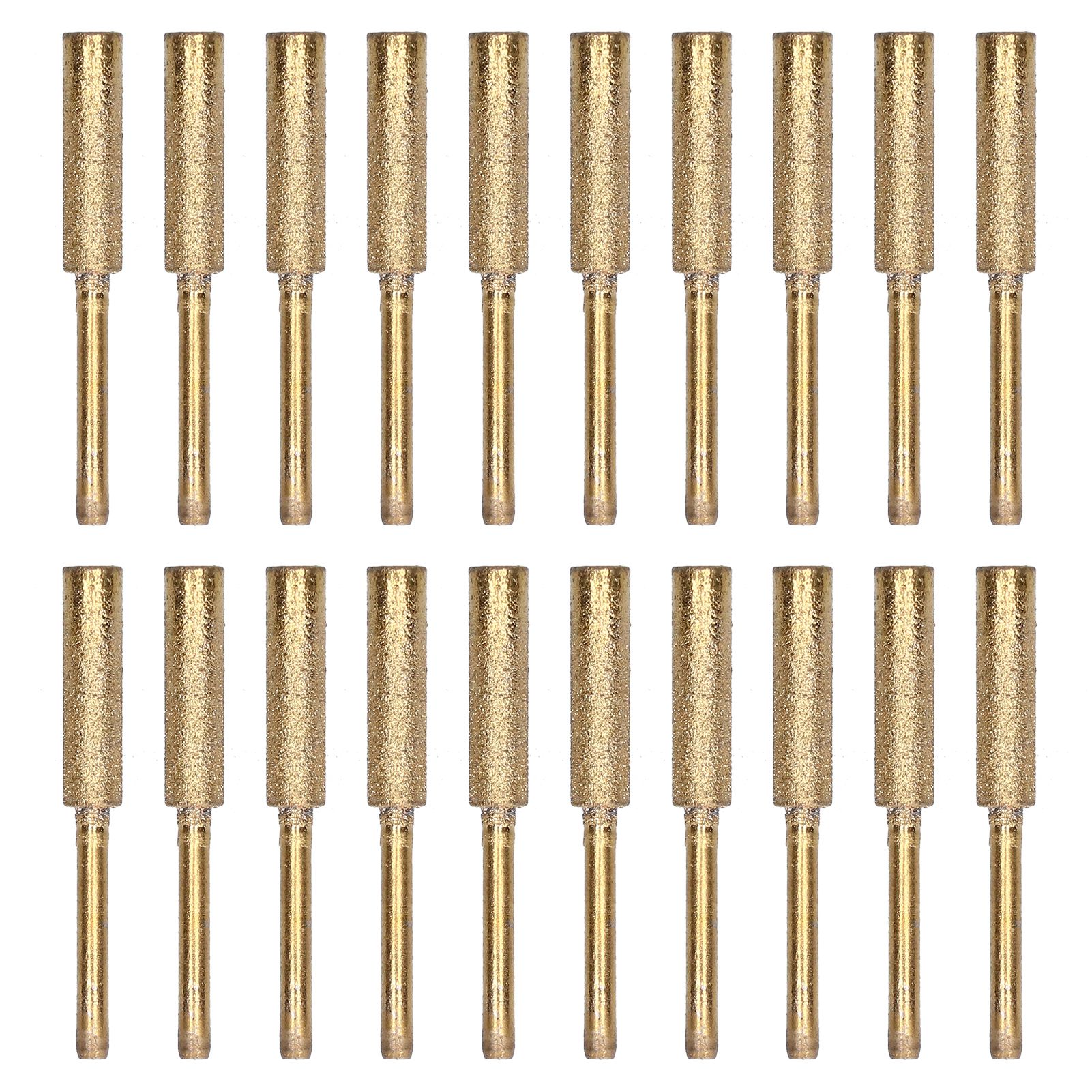 Packung Mit 20 Goldenen Titan-kettenschleifscheiben (5,5 Mm) Für Elektrische Kettensägenschärfer (3/8" 404)