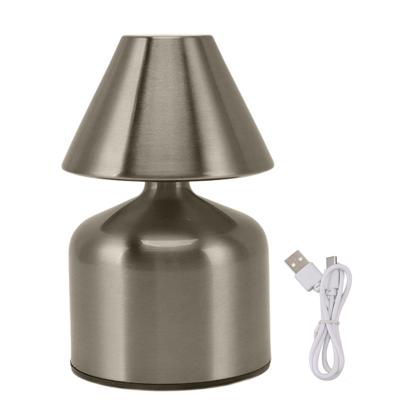 Kabellose Toivize Touch-schreibtischlampe Aus Metall Und Acryl, 3 W, 1800 Mah Akku, 3 Farbtemperaturen, Elegantes Design