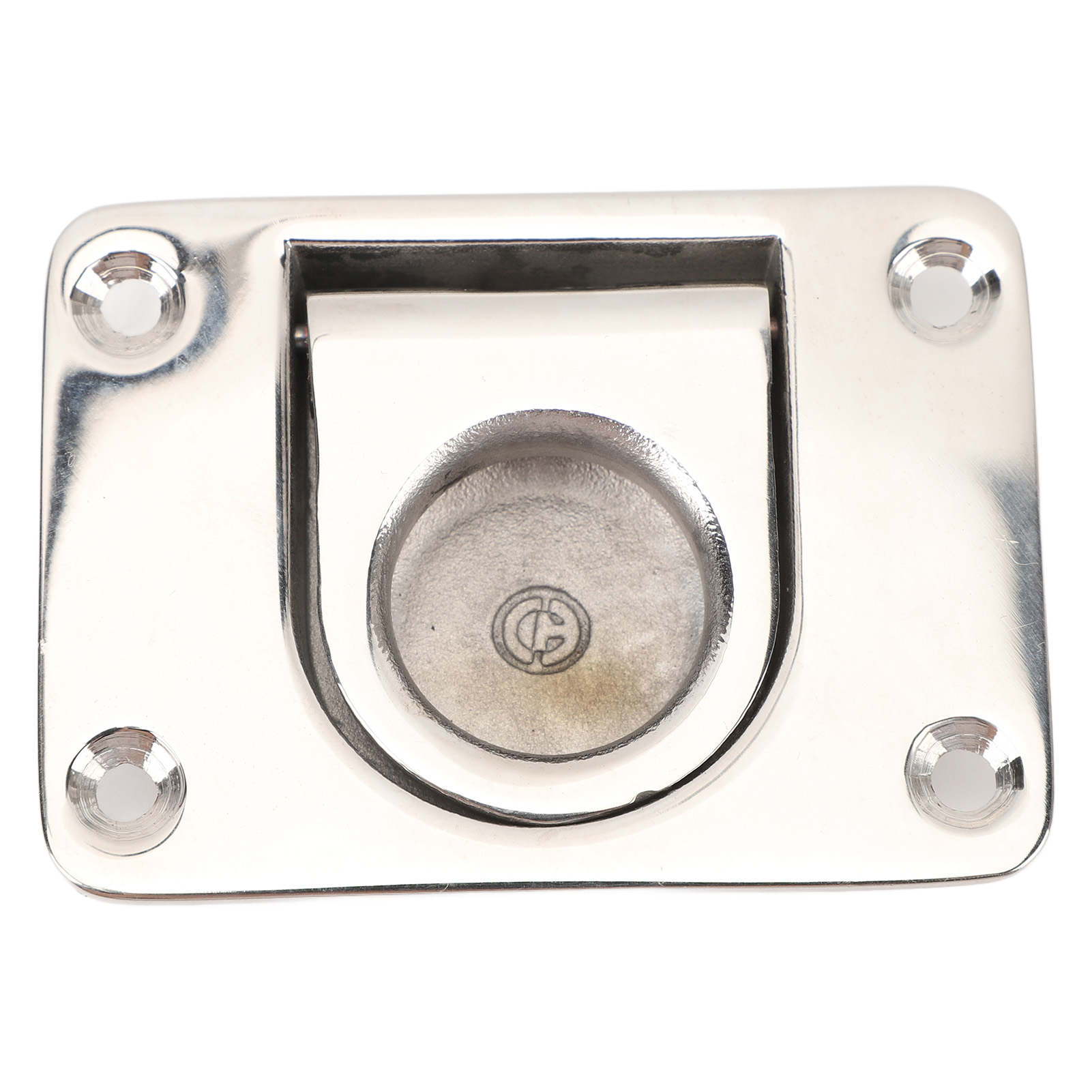 Versenkter Griff Aus Seewasserbeständigem Edelstahl 316, 79 X 59 Mm, Unauffälliger Ring Für Decksluke Oder Schrank, Ø 5 Mm Schraubenbefestigung, Korrosionsbeständig