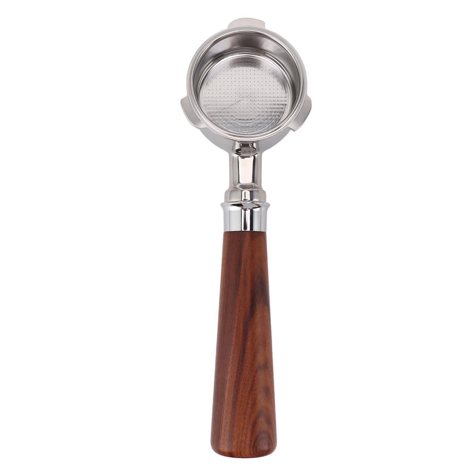 Bodenloser Siebträger 51 Mm Toivize Edelstahl Rosenholz Kompatibel Mit 3-ohren-maschinen Für Perfekte Extraktion