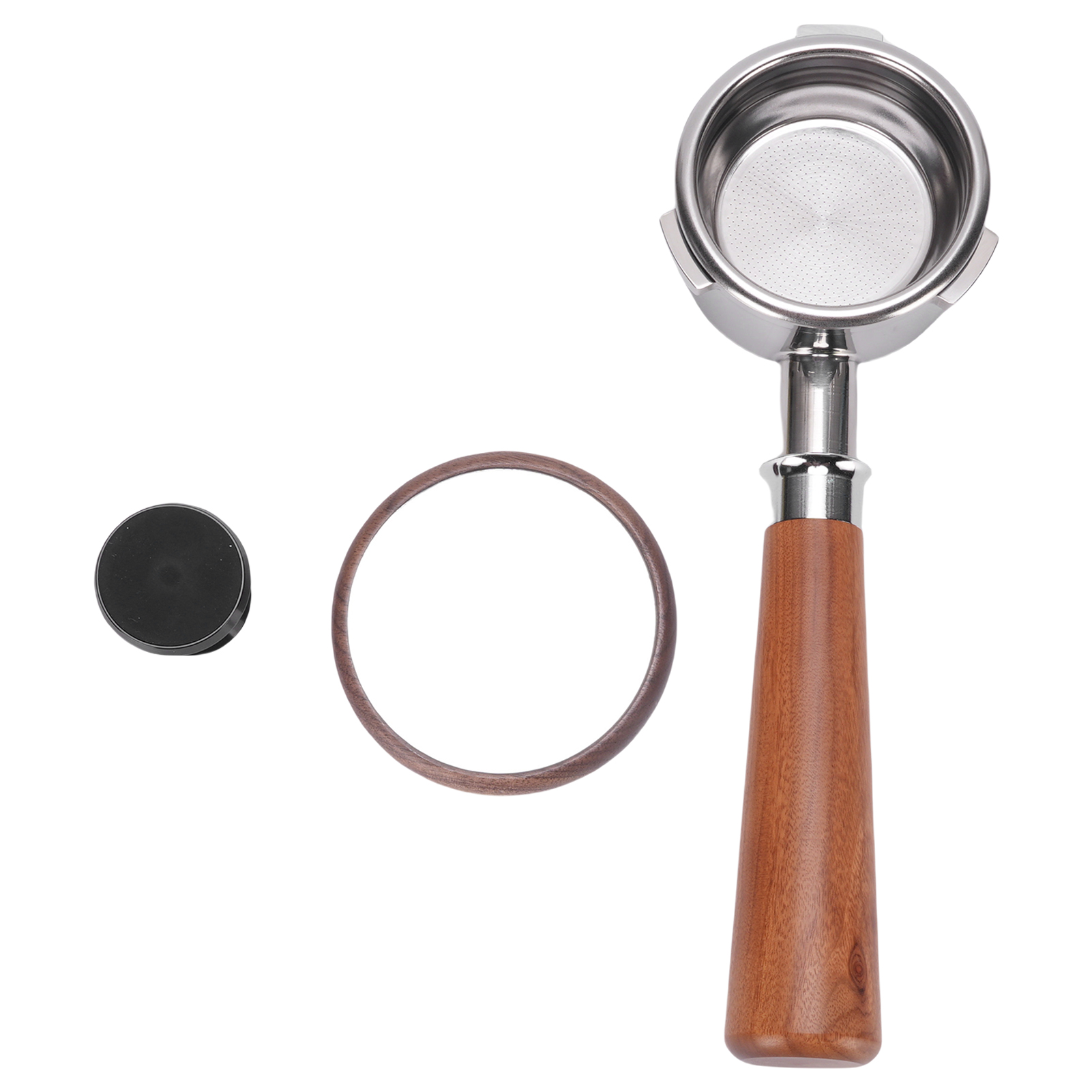 Toivize Universal 58mm Bodenloser Filterhalter Edelstahl Holz