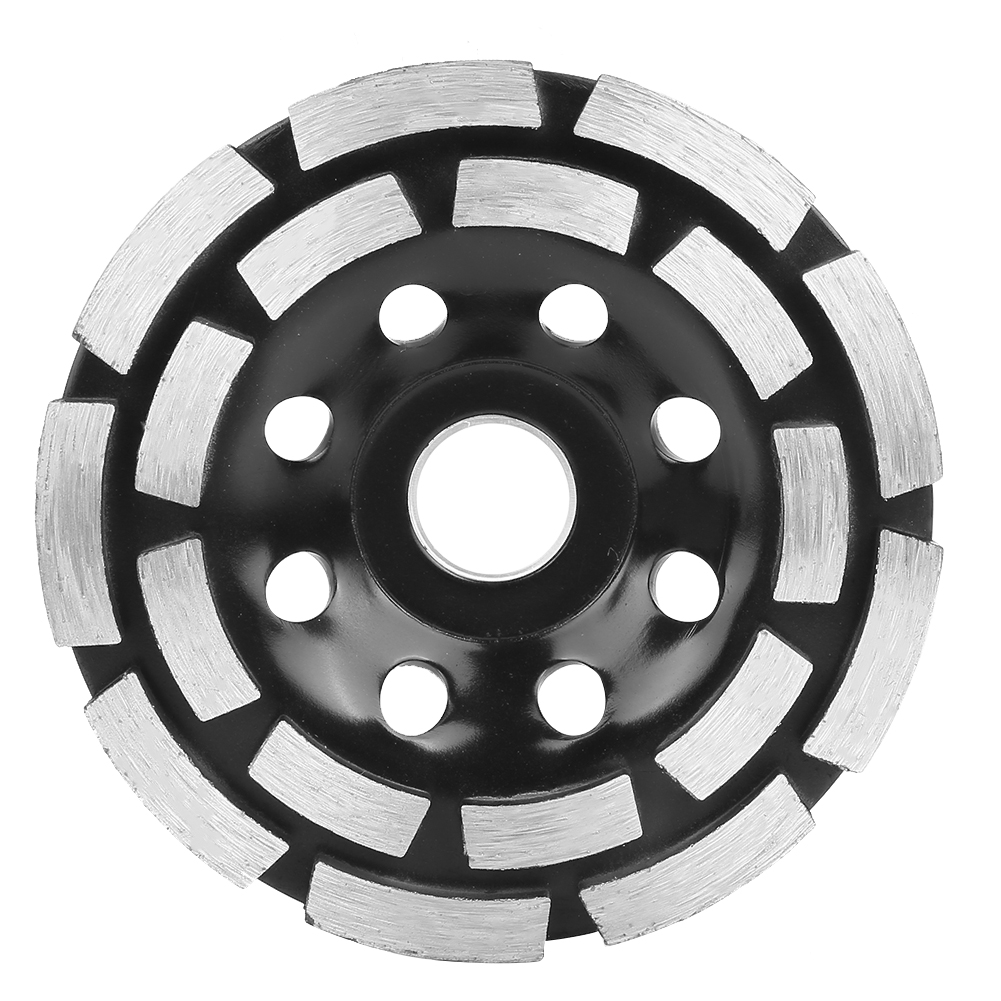 Black Diamond 115mm Doppelreihen-diamantschleifscheibe Für Beton, Stein, Ziegel, 22,23mm Bohrung, Robust Und Präzise