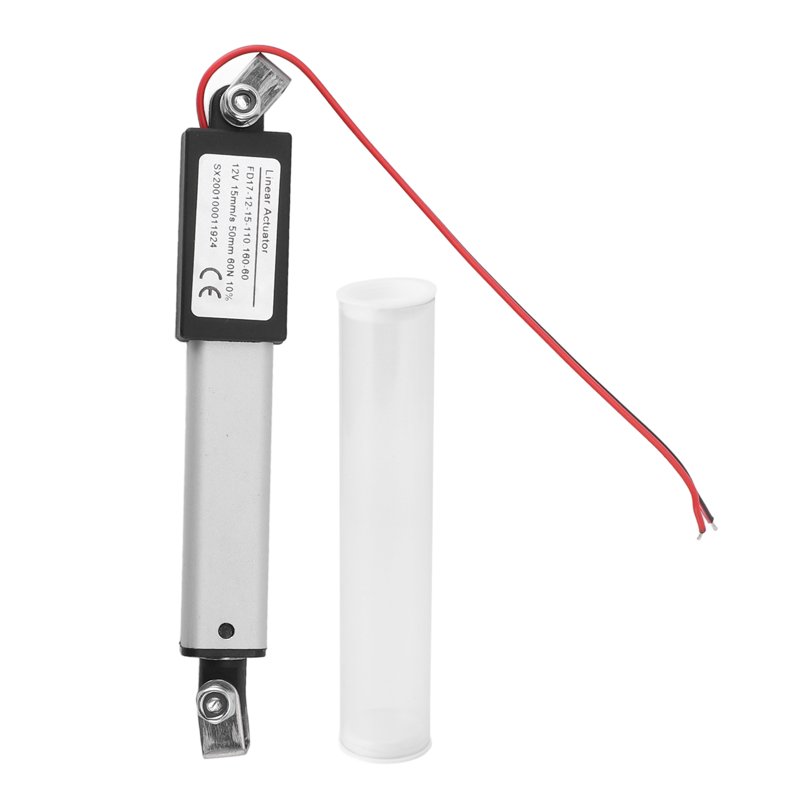 Toivize 12v Elektrischer Linearantrieb, 50mm Hub, 60n Last, Kompakt Und Leise, Für Intelligente Möbel Und Massageliegen