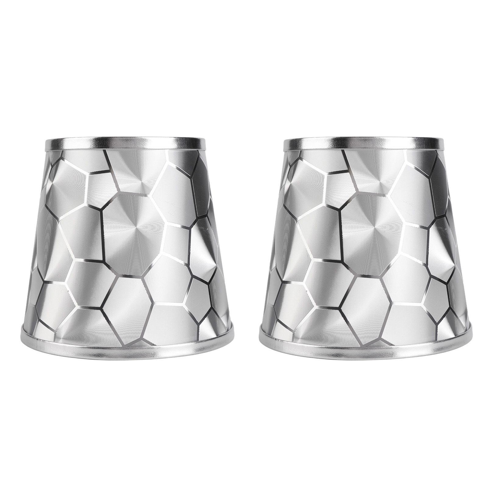 Set Mit 2 E14-pvc-lampenschirmen, Modernes Design, 11–15 Cm, Staubdicht, Für Tischlampen, Pendelleuchten Und Wandleuchten Im Innenbereich