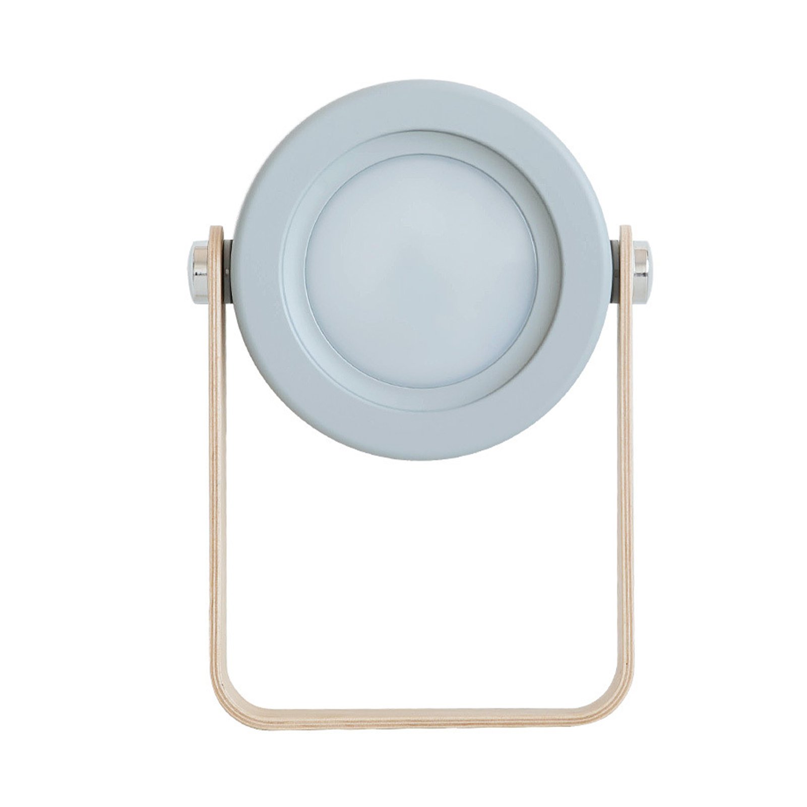 Tragbare Led-lampe, Grau, Metall Und Polycarbonat, Faltbar, Teleskopierbar, 3 Stufen, Warmes Licht, Usb-aufladbar, Skandinavisches Design