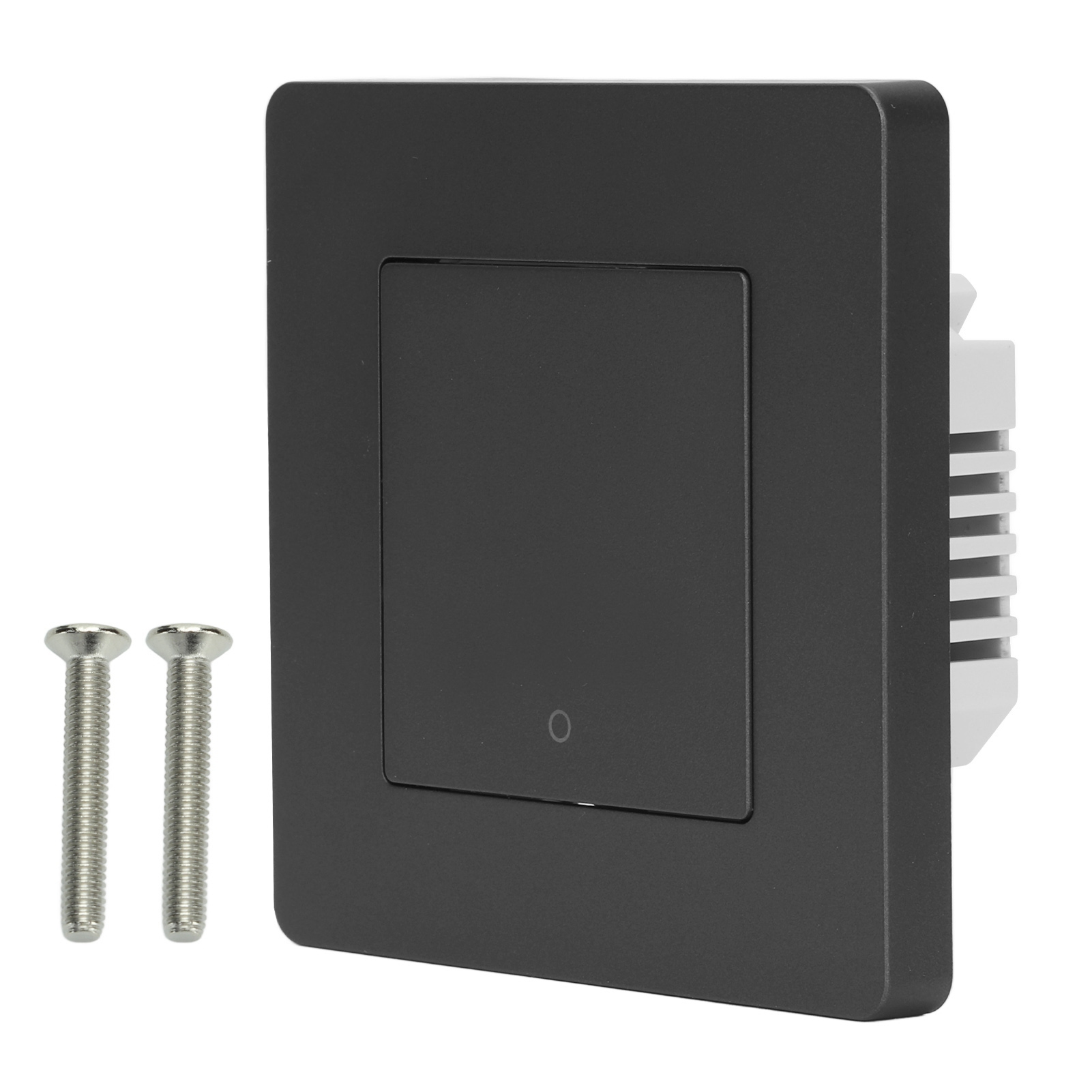 Tuya 1-wege-zigbee-smart-schalter (kein Neutralleiter Erforderlich), Timer Und Fernbedienung Für Beleuchtung Und Rollläden, Modernes Graues Design